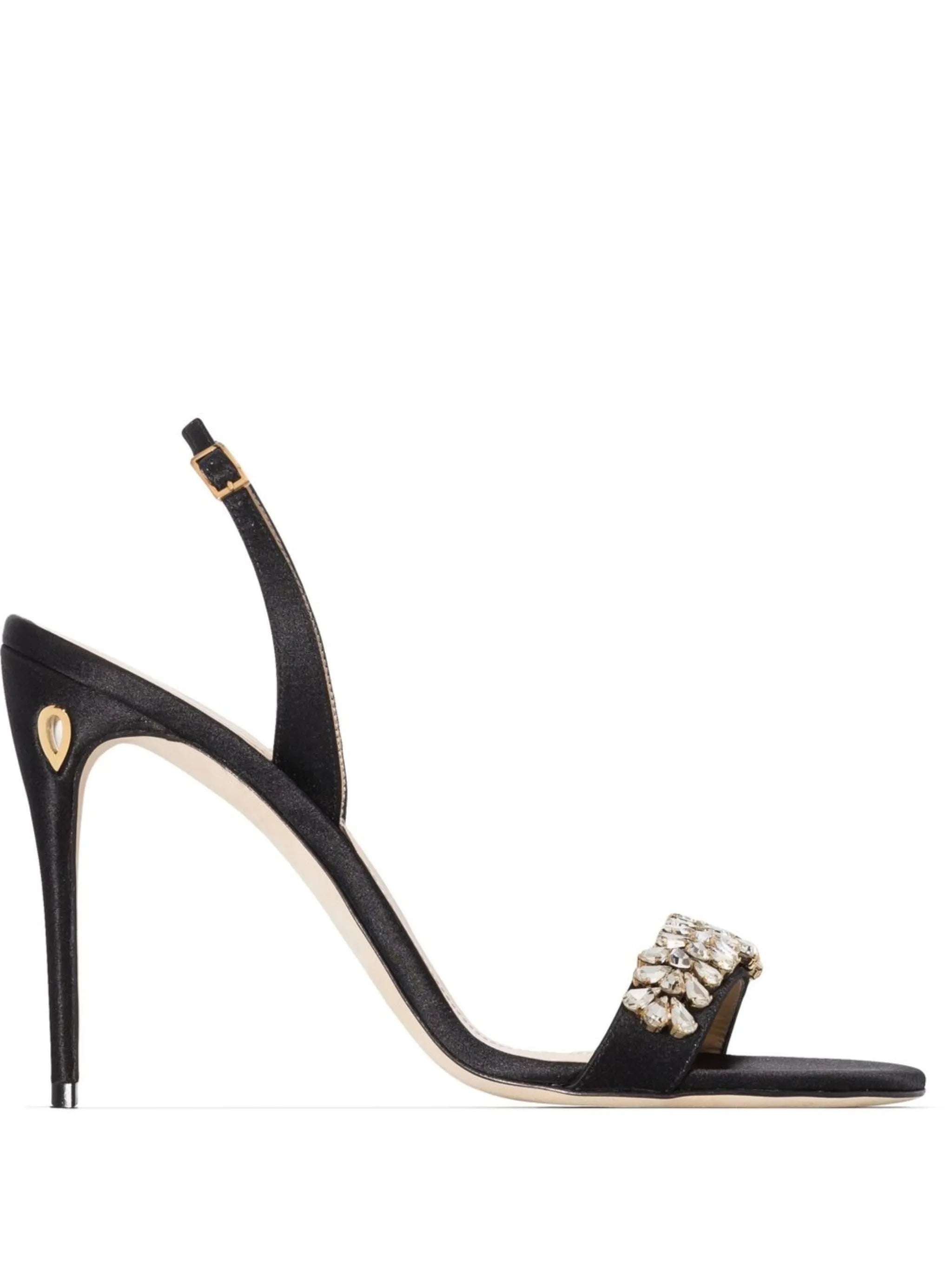 crystal-embellished 105mm sandals
