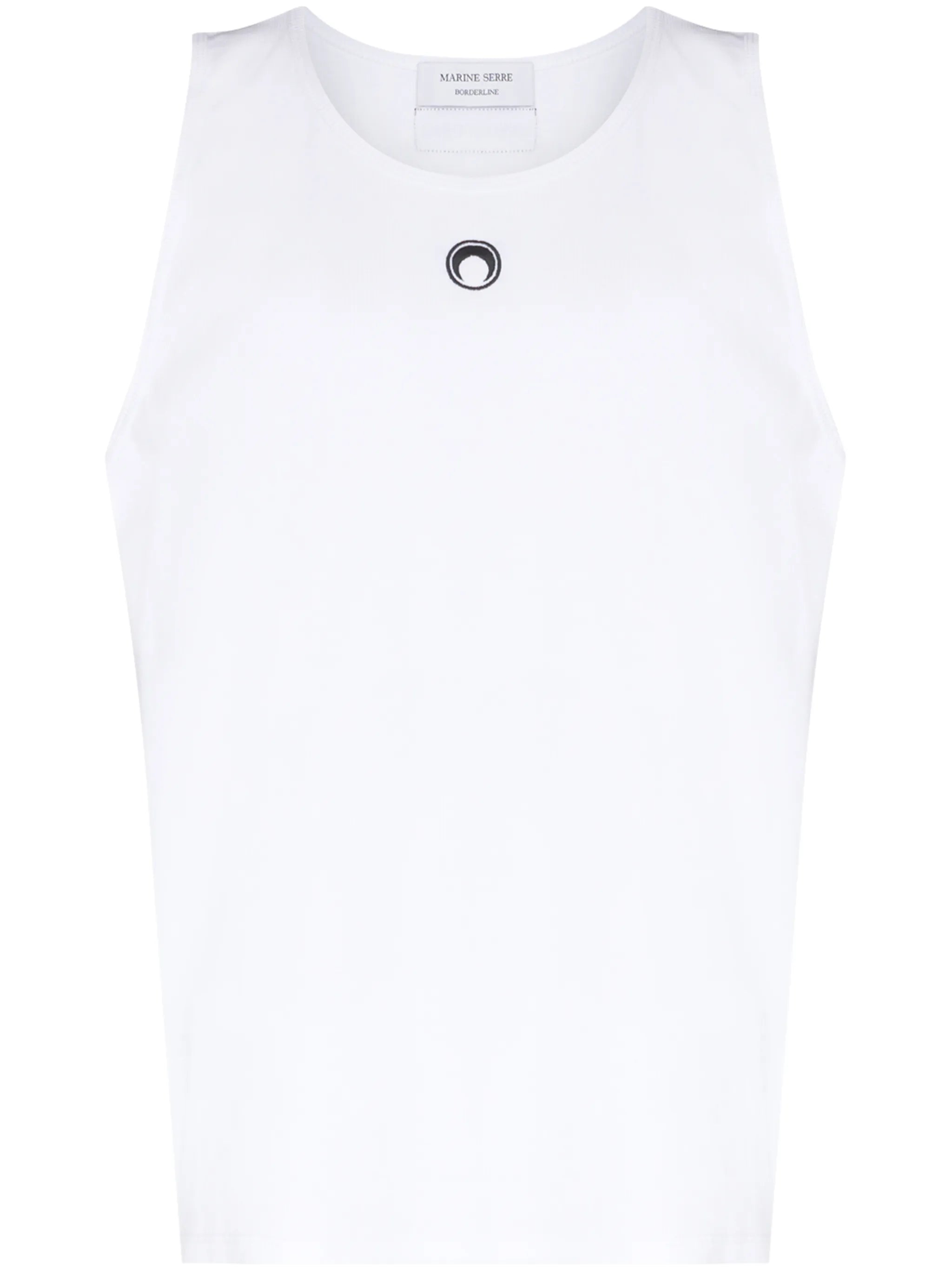 chest-logo tank top