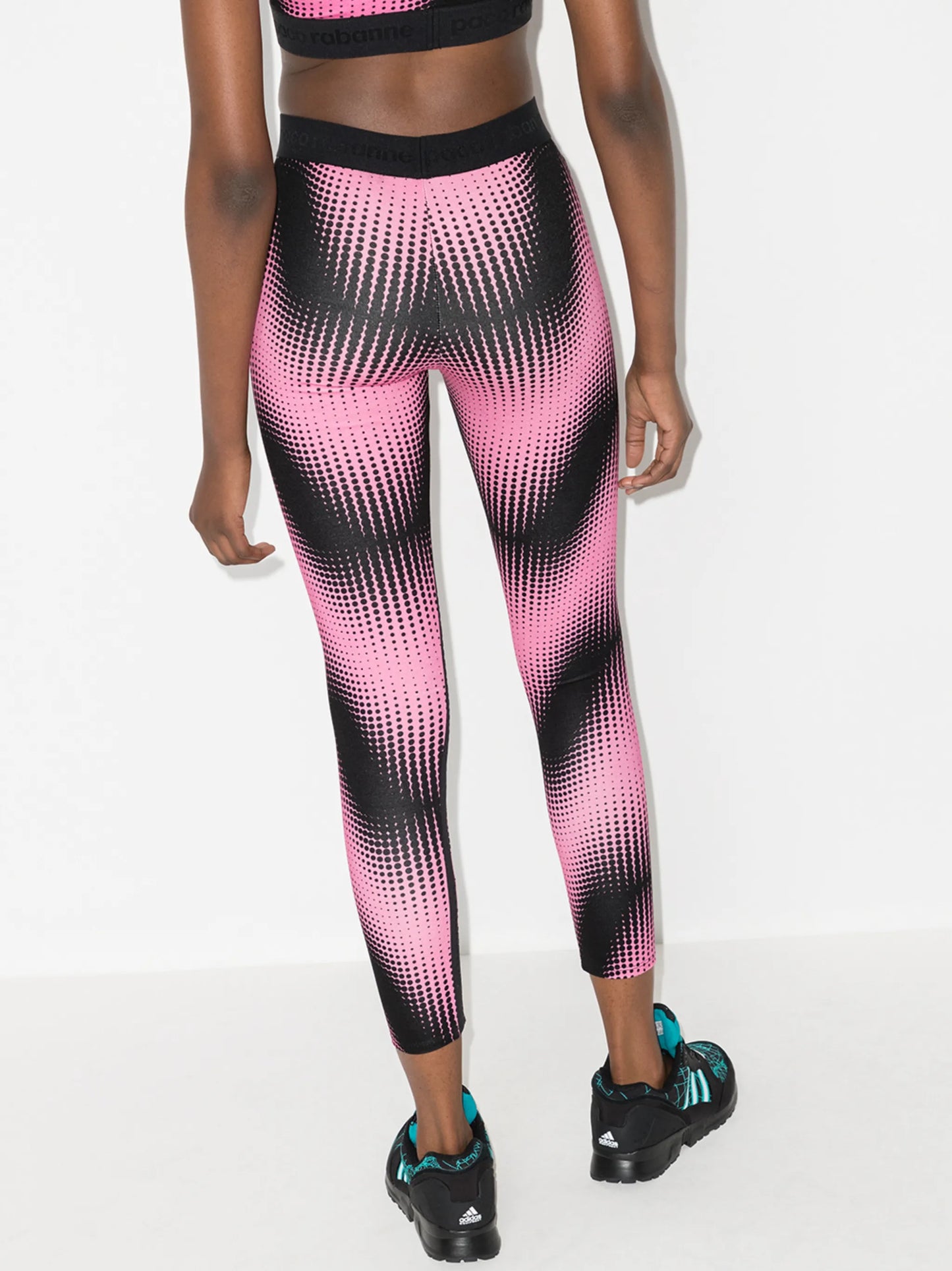 abstract-print leggings