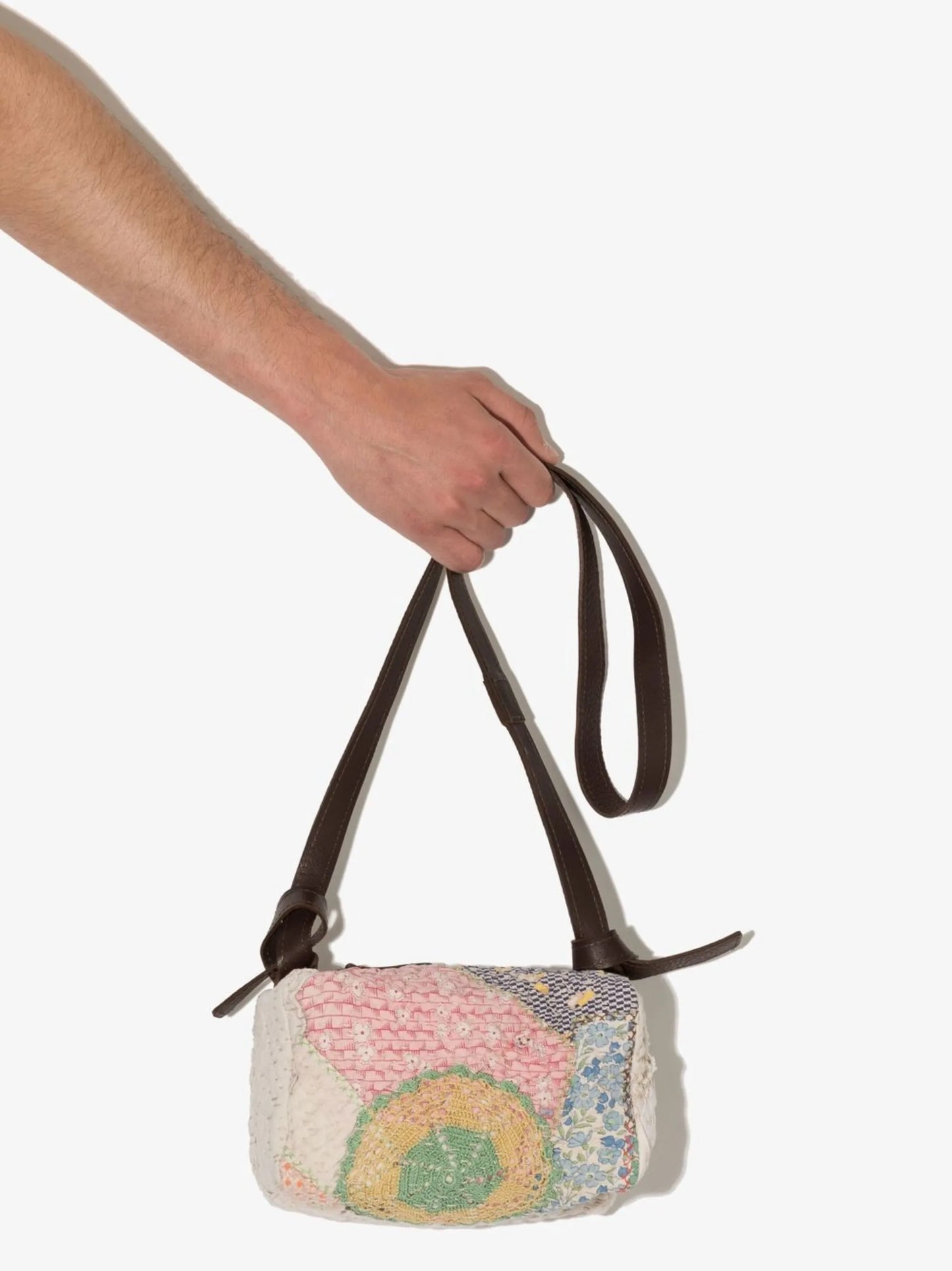 19th century patchwork crossbody bag