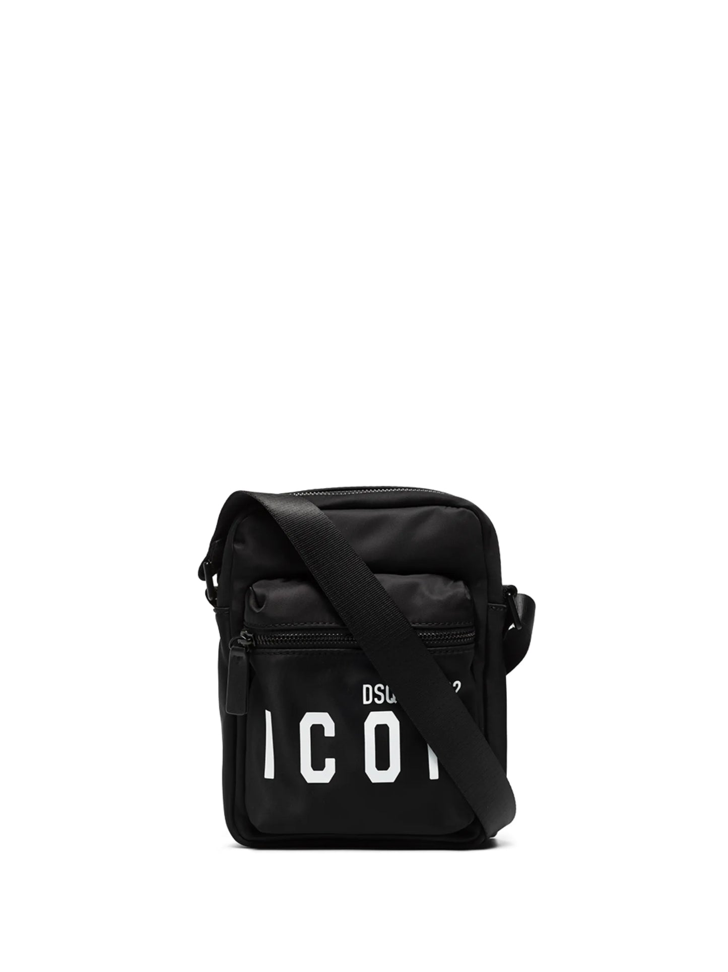 Icon logo-print messenger bag