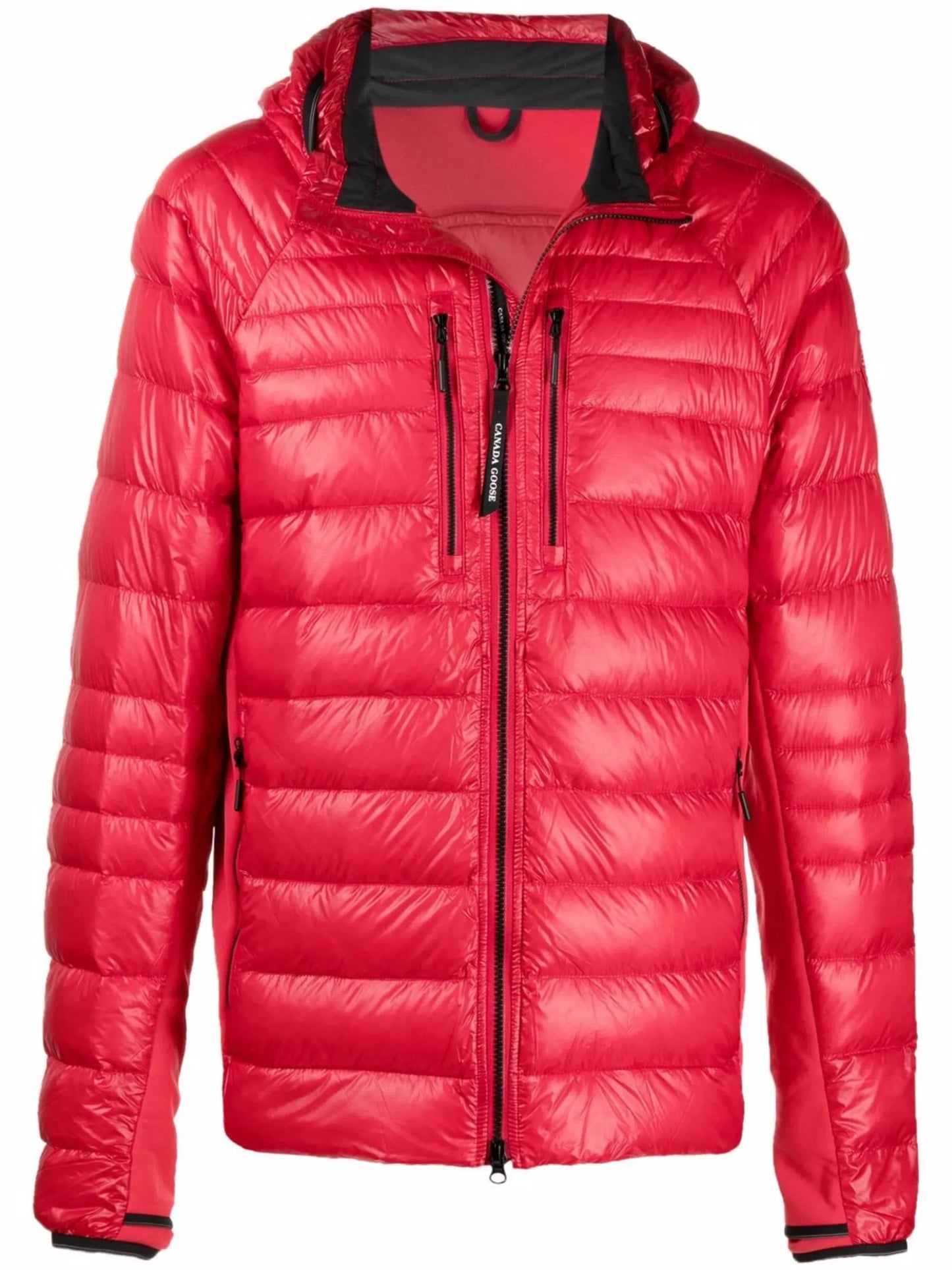 logo-patch padded jacket