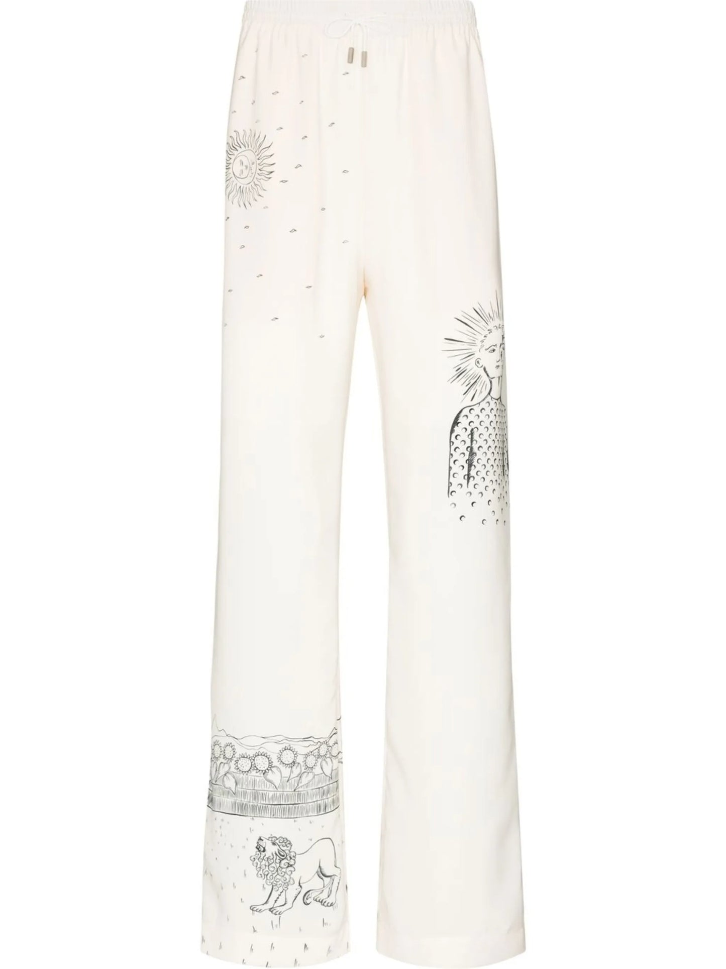 Lunar Reading printed trousers