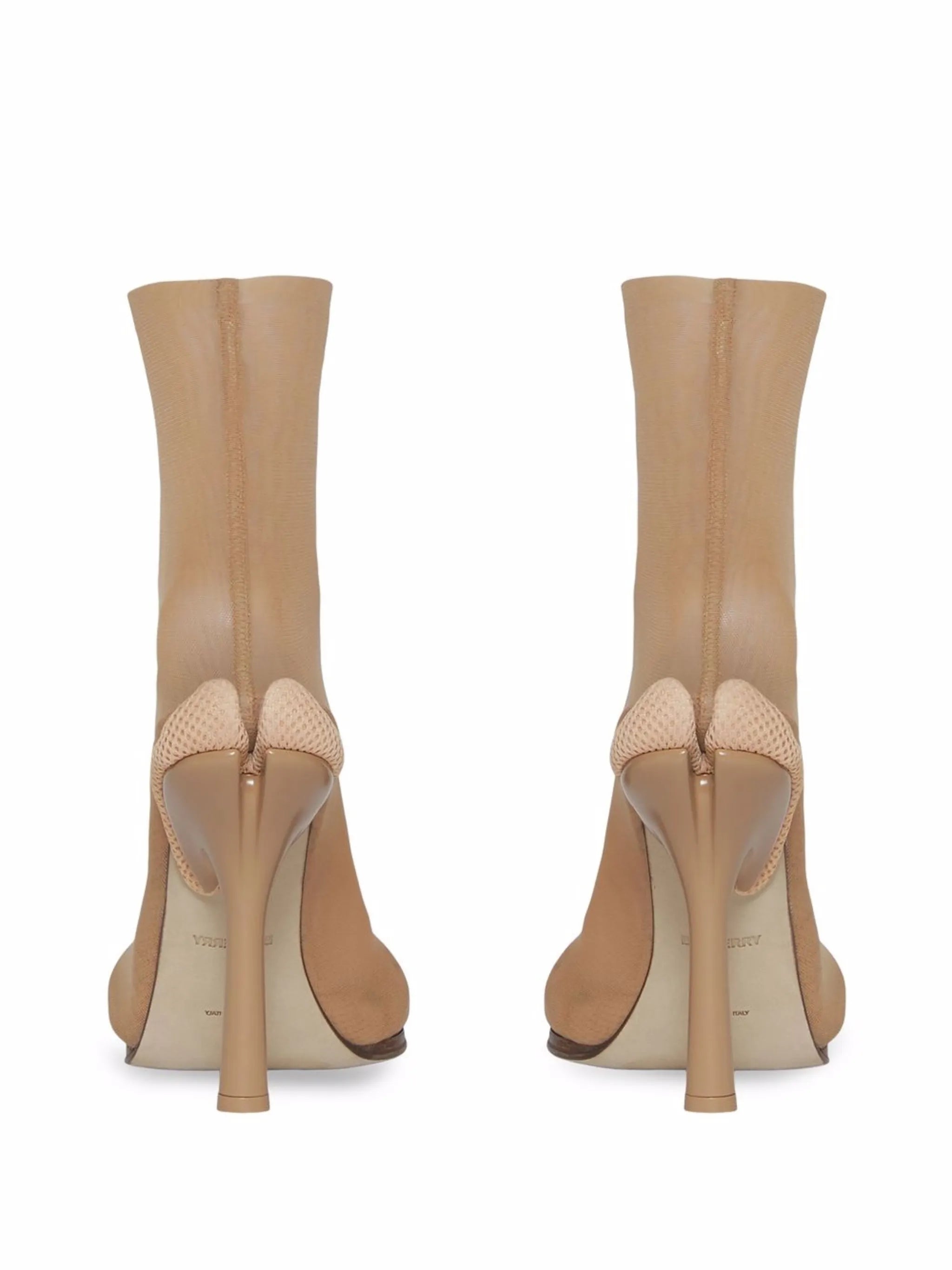 sock-style stretch ankle boots
