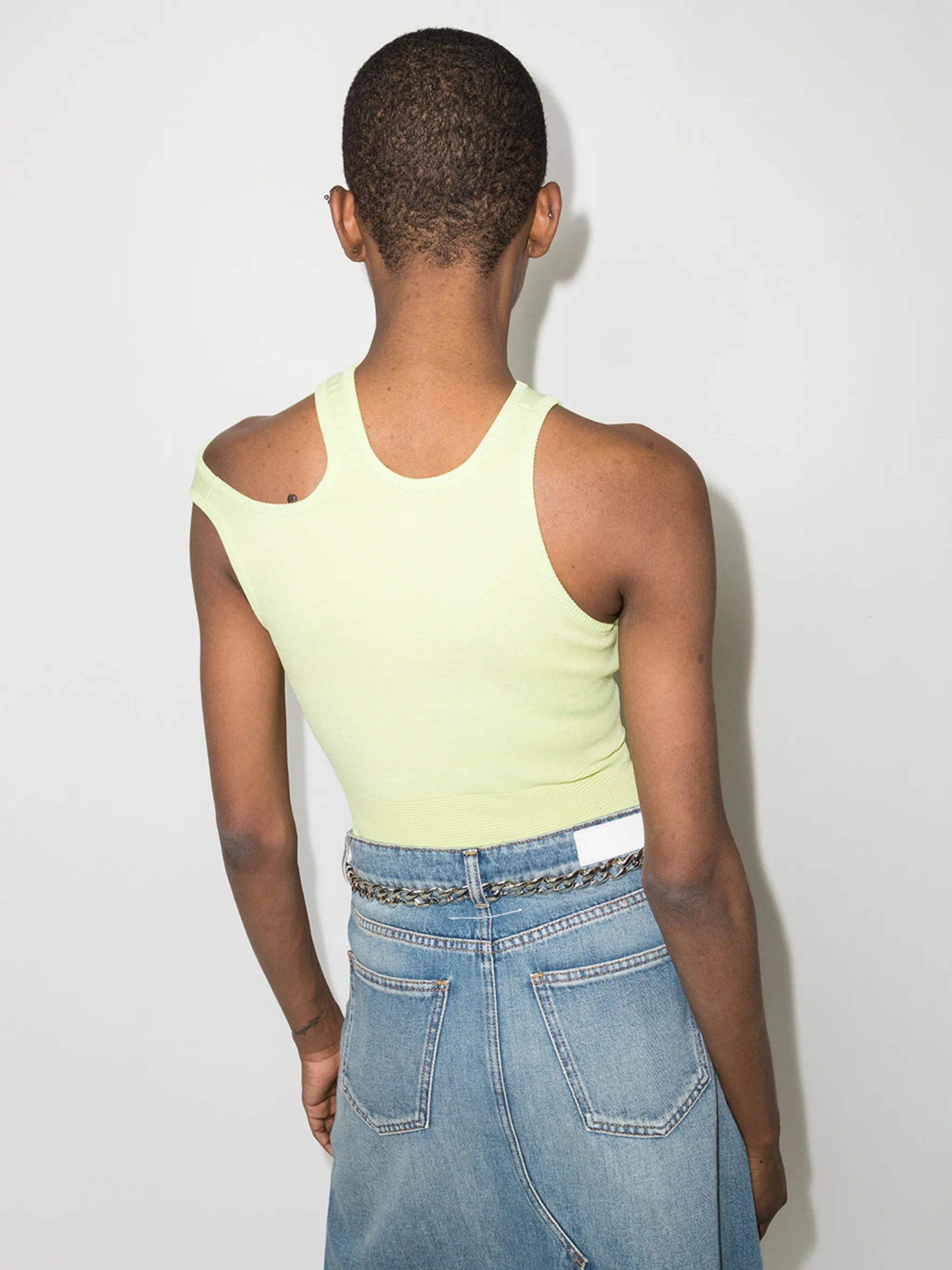 Three Collars knitted bodysuit