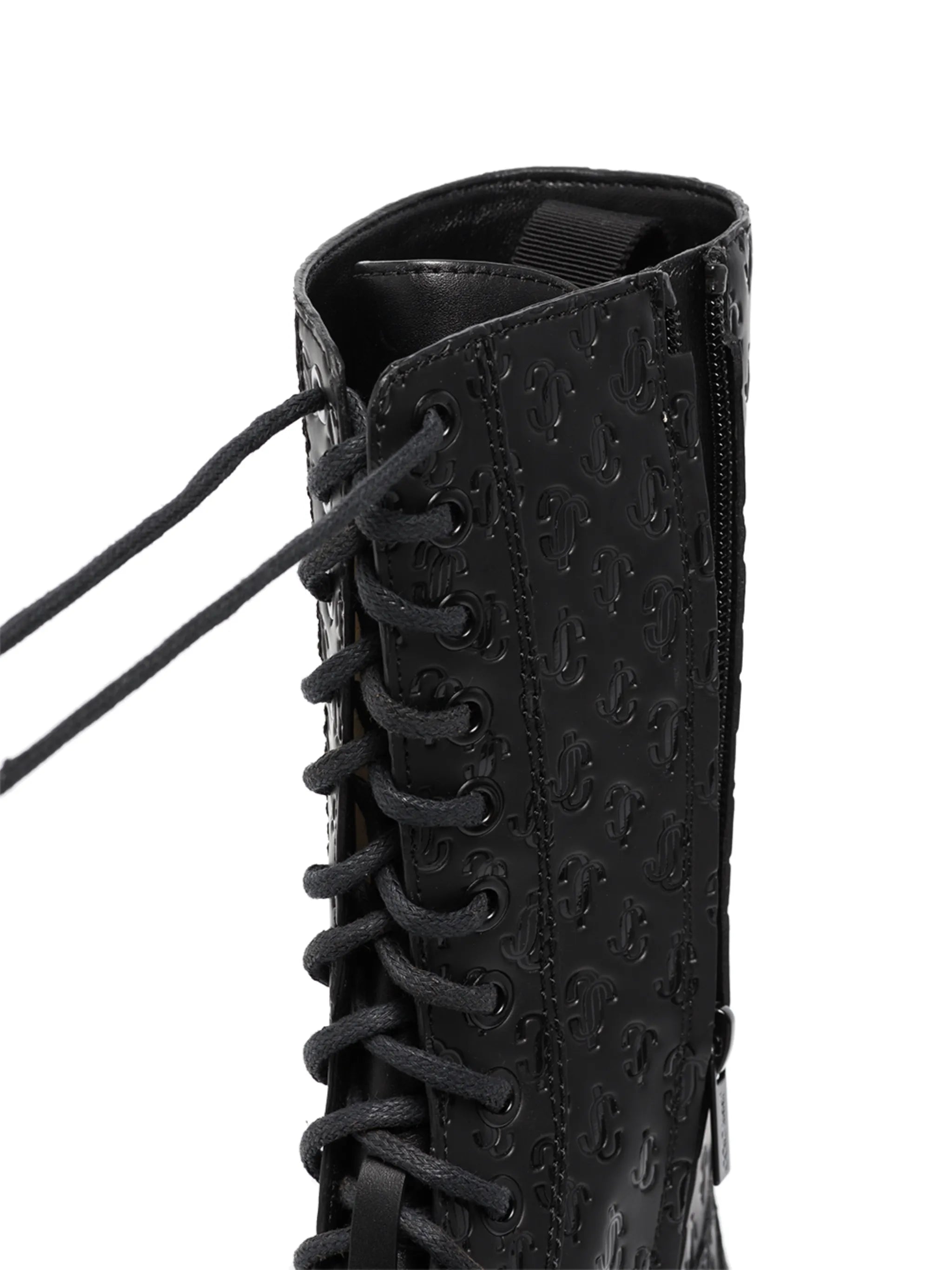 Cora logo-debossed boots