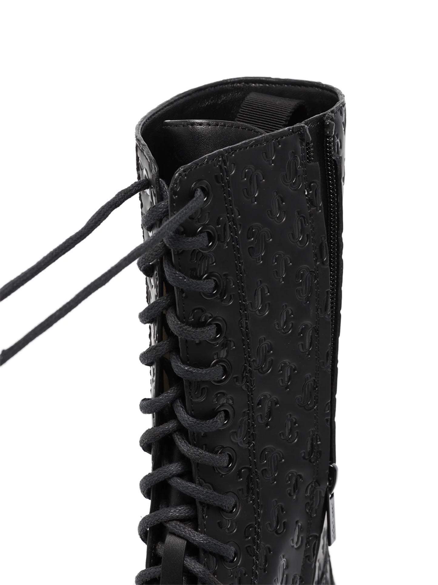 Cora logo-debossed boots