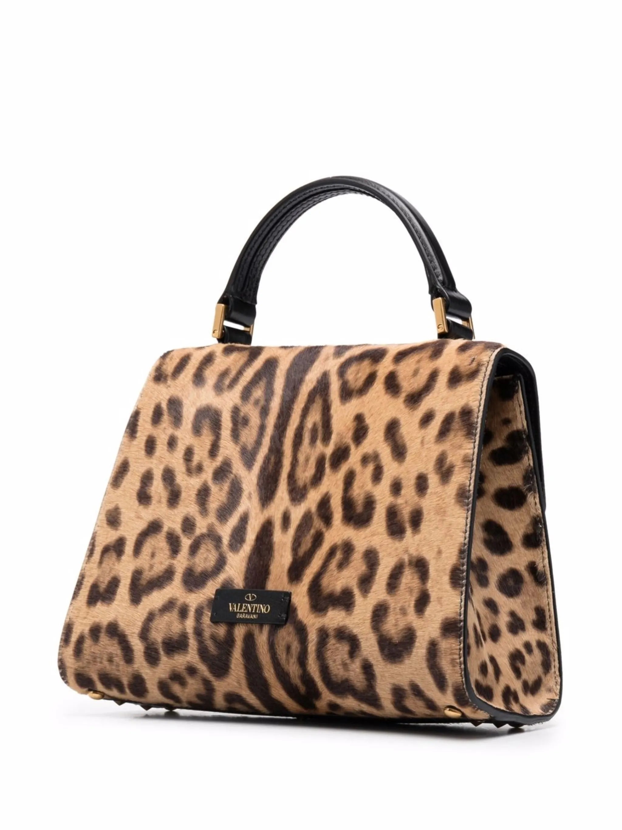 mini VSLING leopard-print tote bag