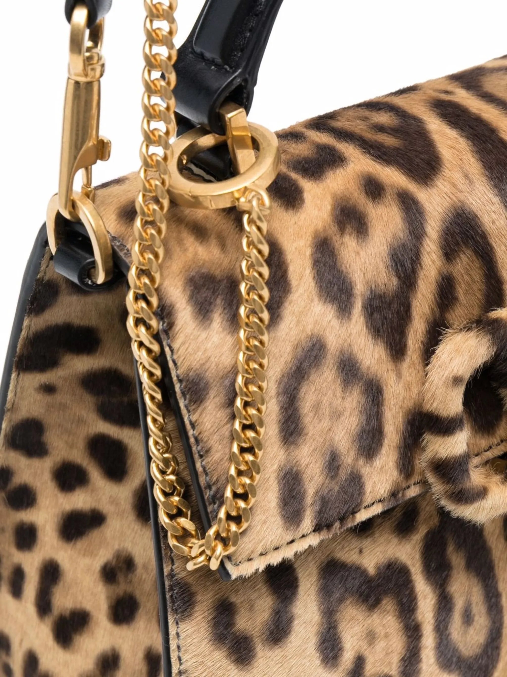 mini VSLING leopard-print tote bag