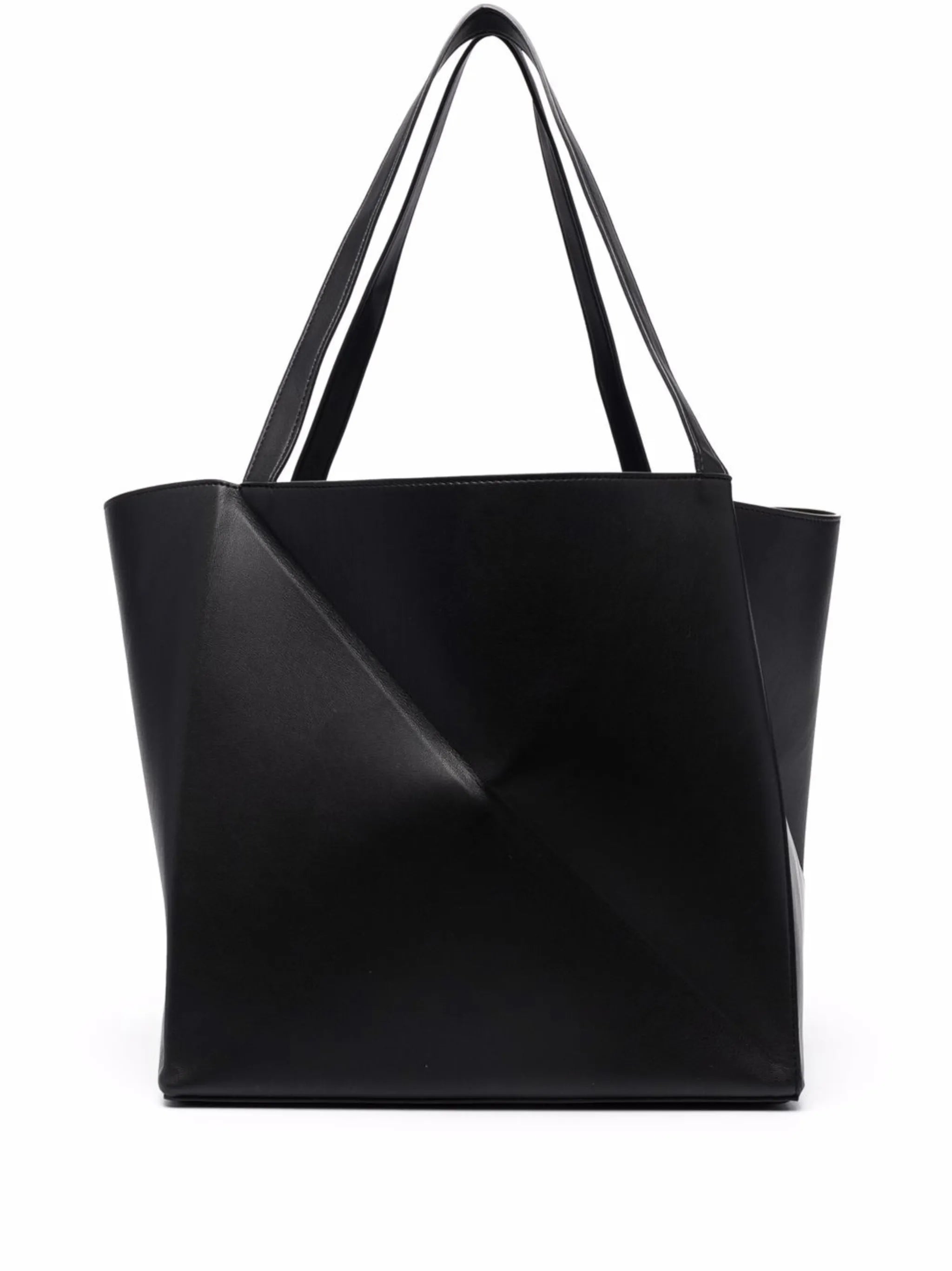 vegan leather tote bag