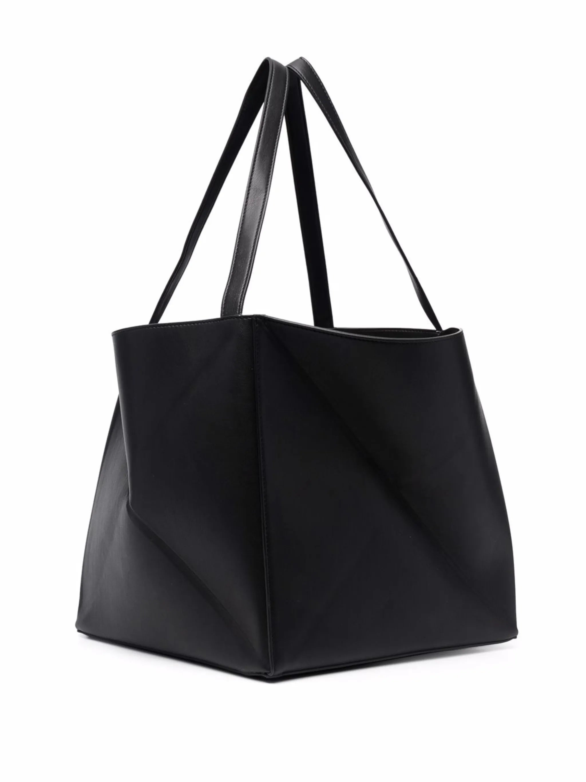 vegan leather tote bag
