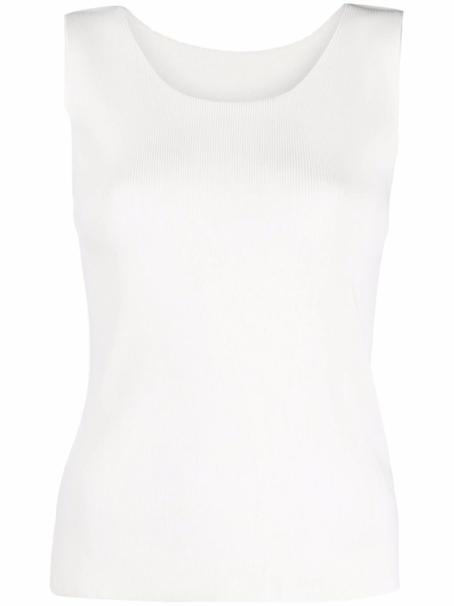 ribbed sleeveless vest
