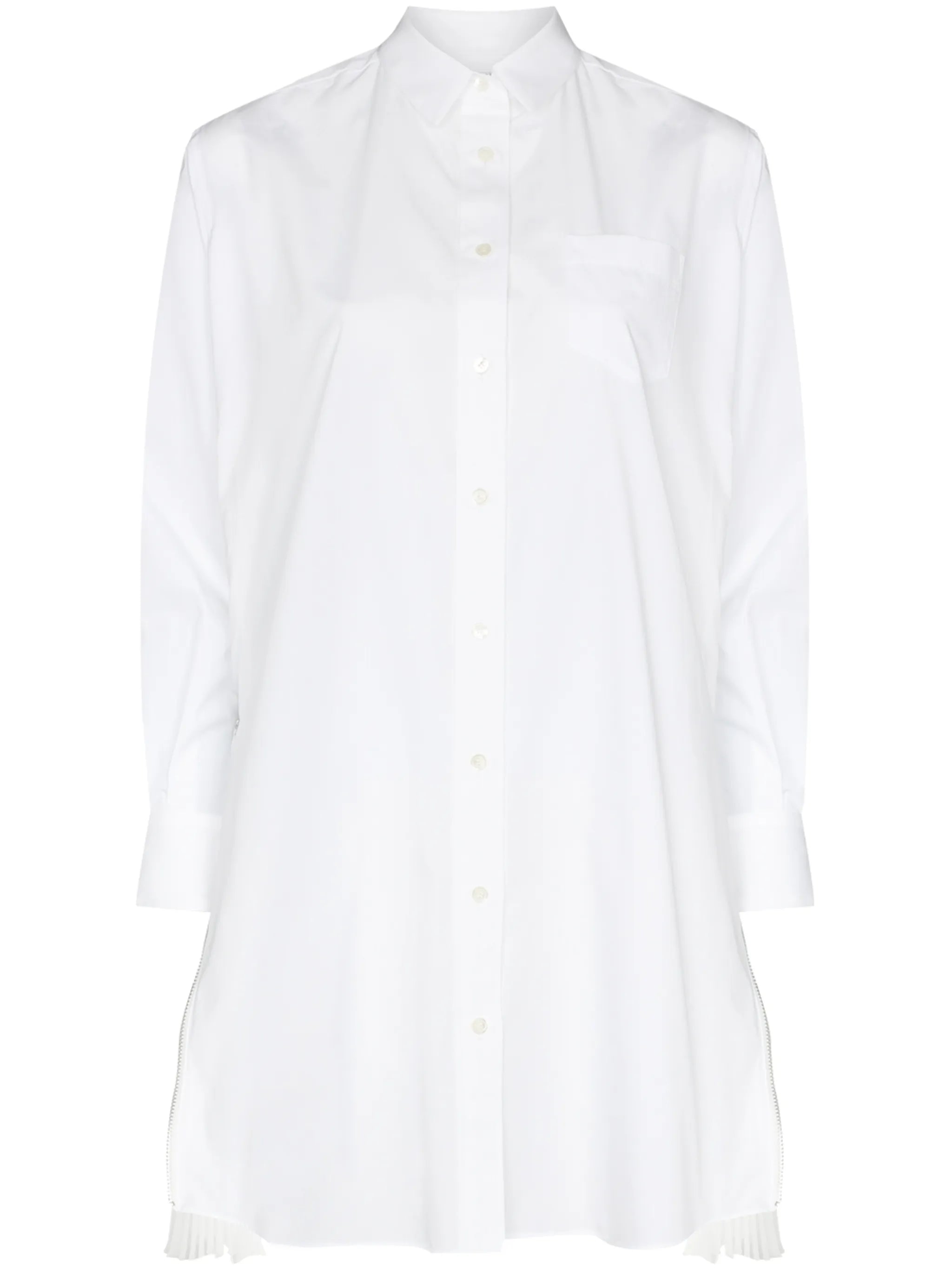 high-low hem shirt dress