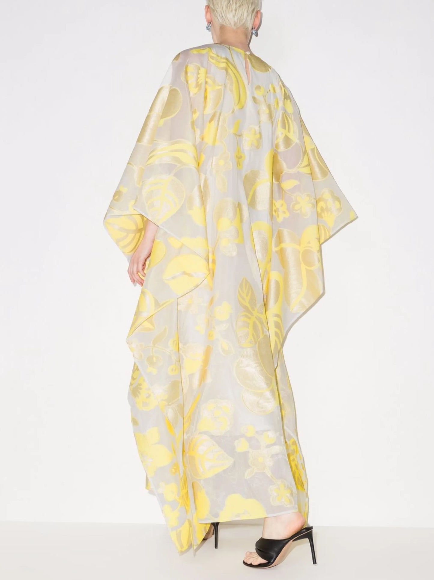 1969 jacquard kaftan dress