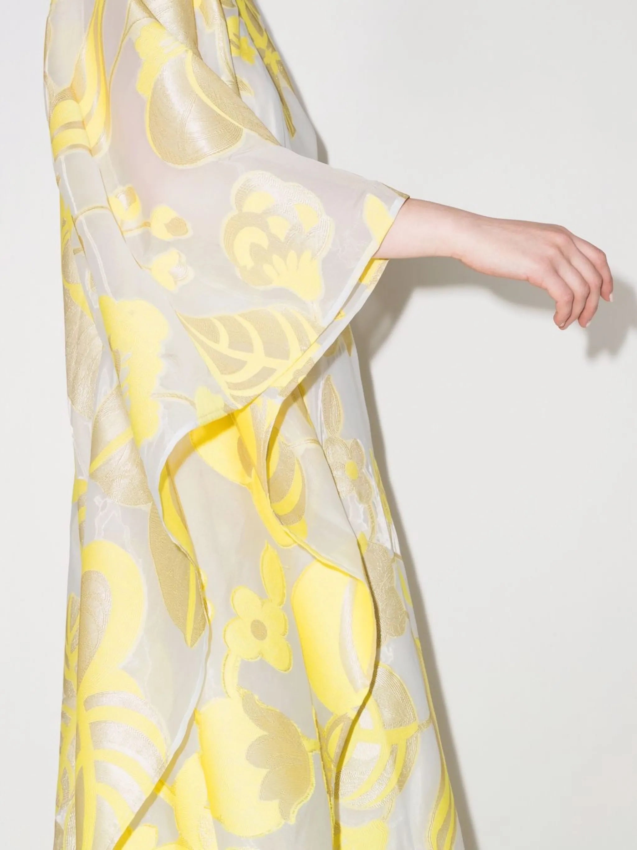 1969 jacquard kaftan dress