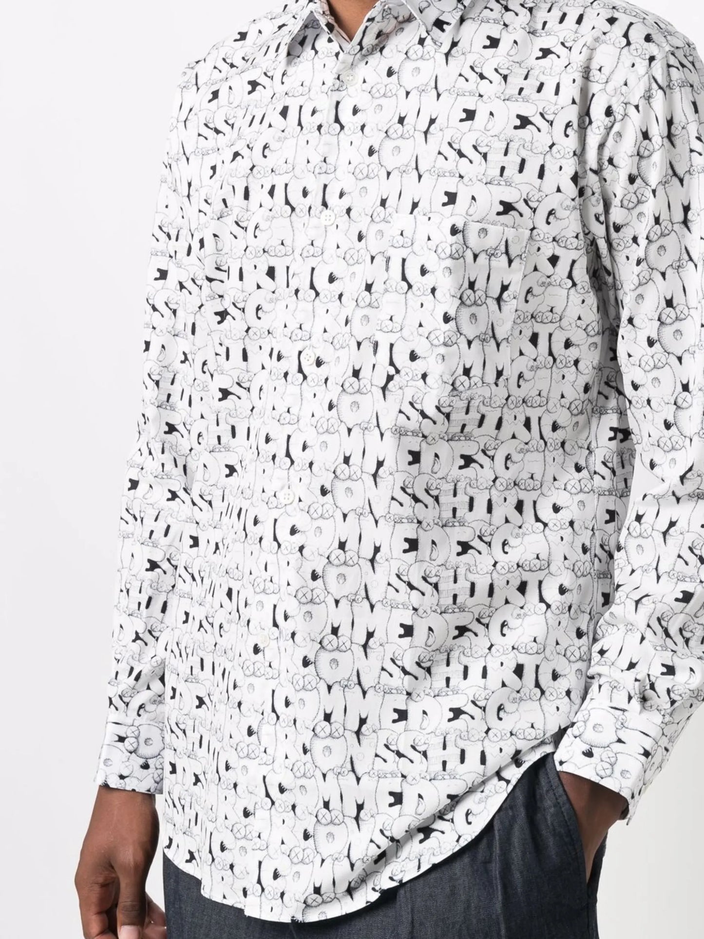 Kaws-print shirt