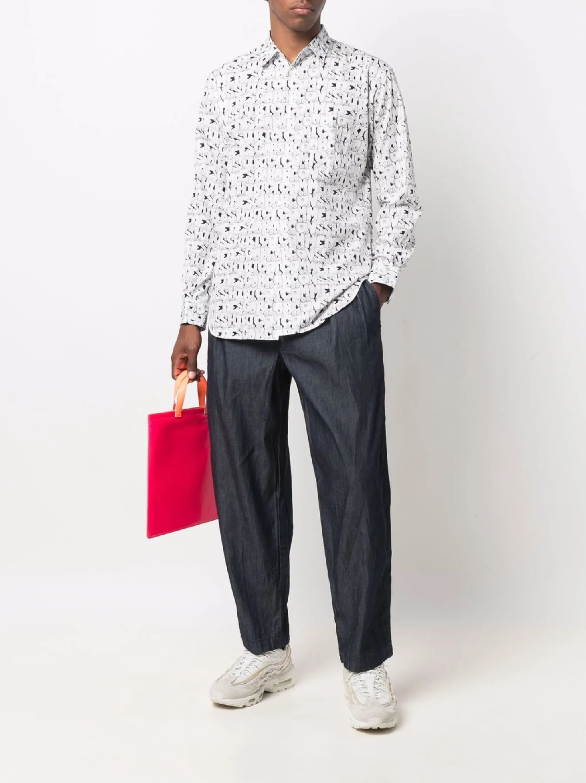Kaws-print shirt