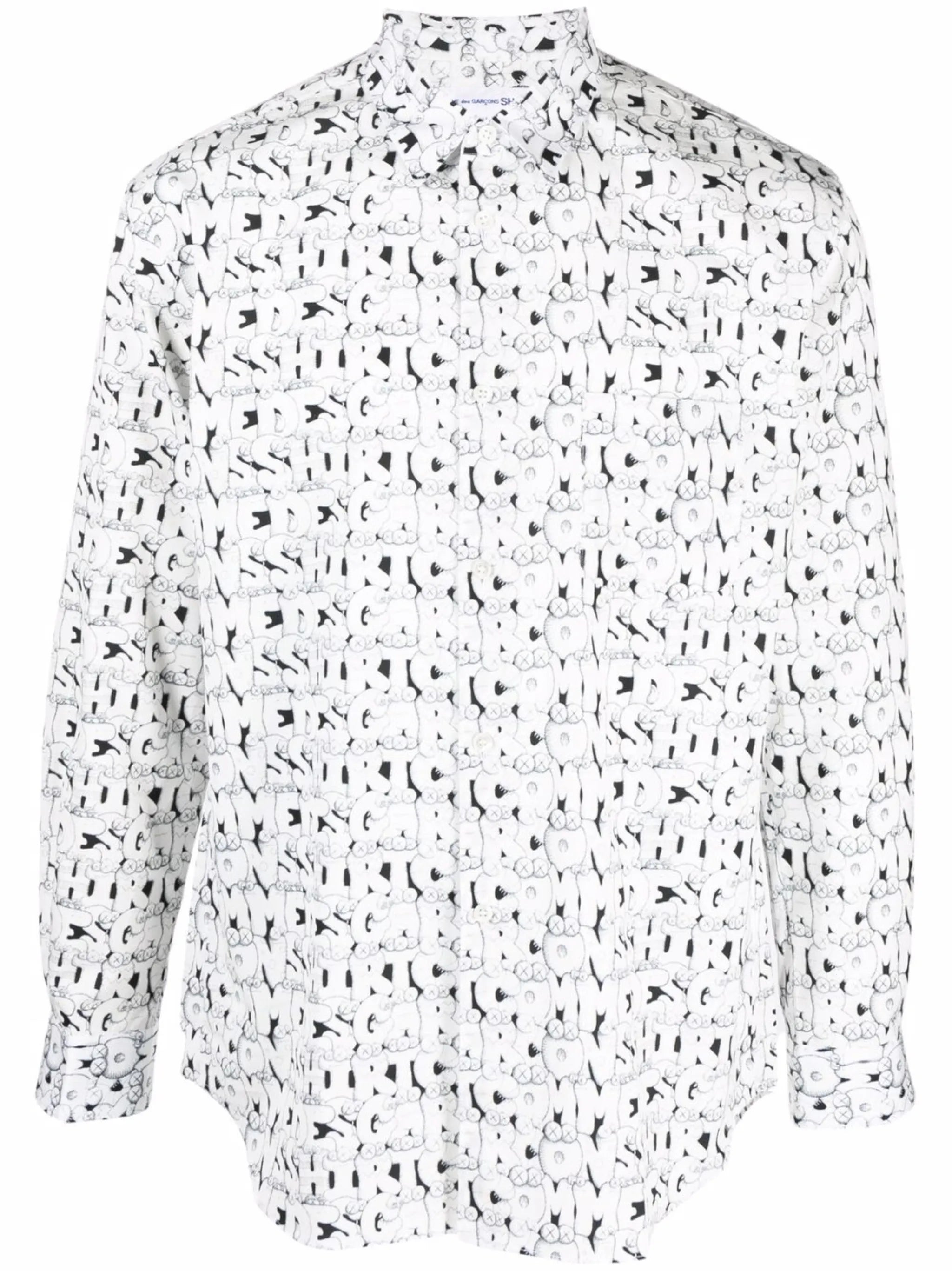Kaws-print shirt