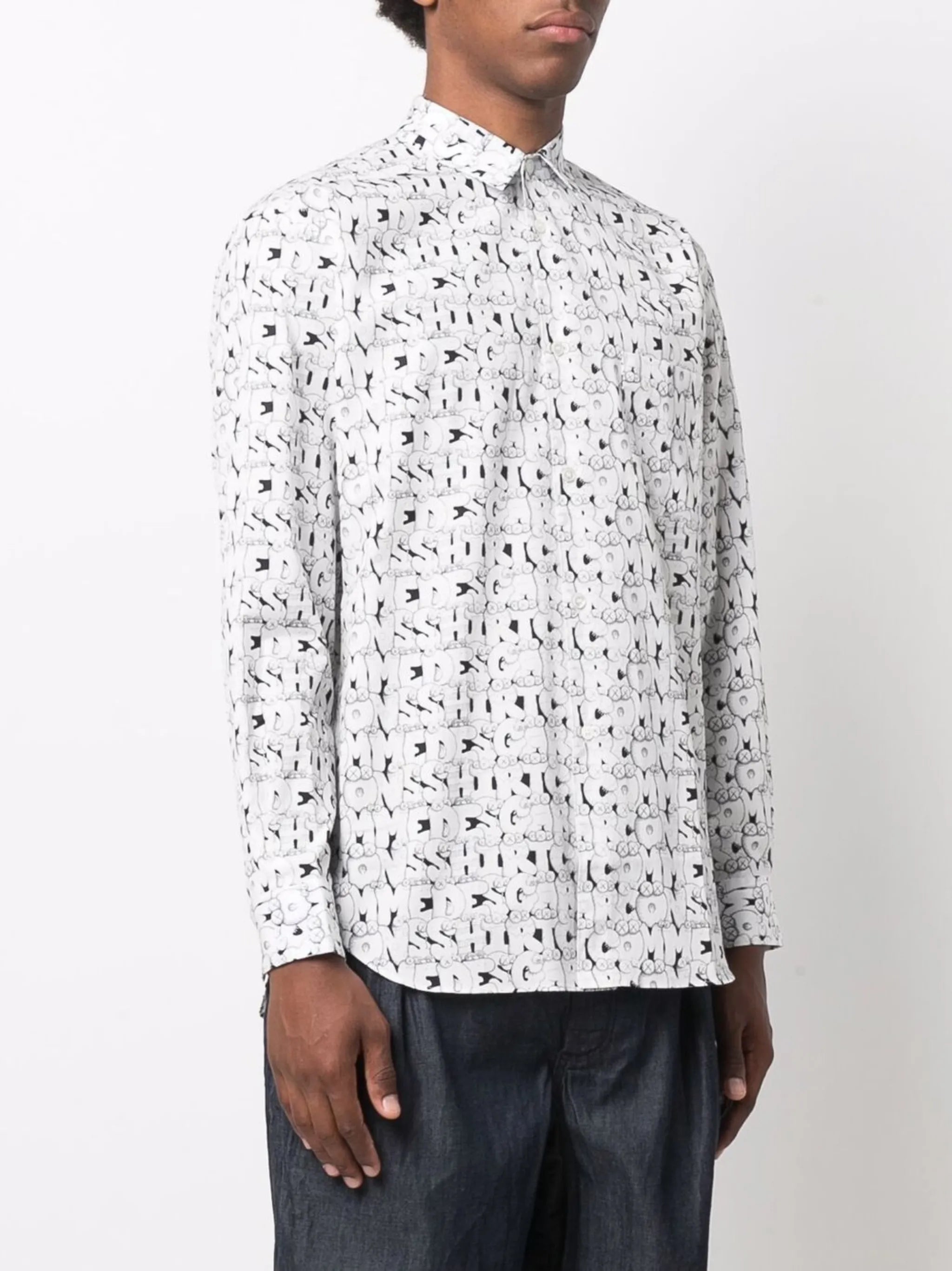 Kaws-print shirt