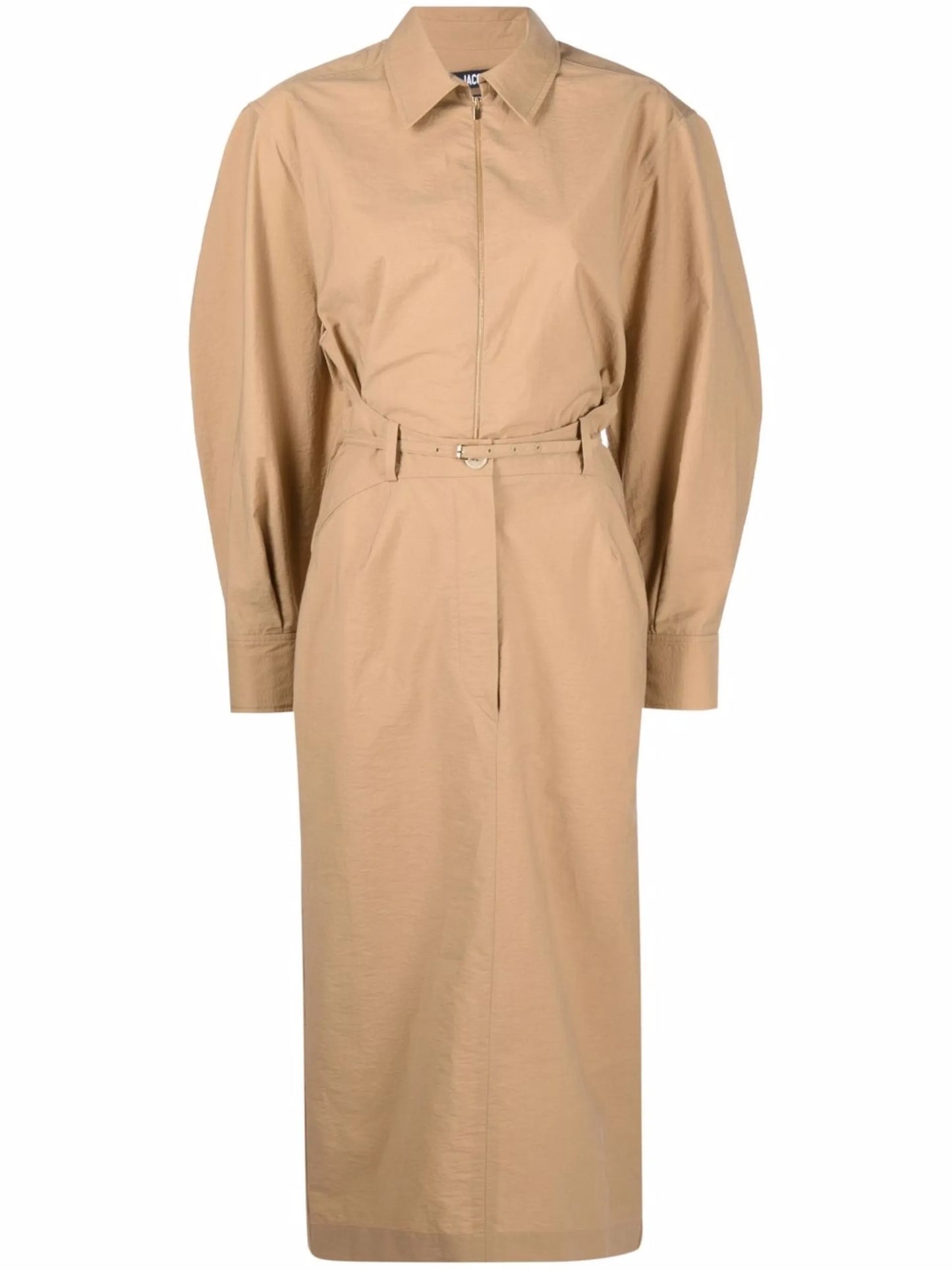 Uzco puff-sleeve dress