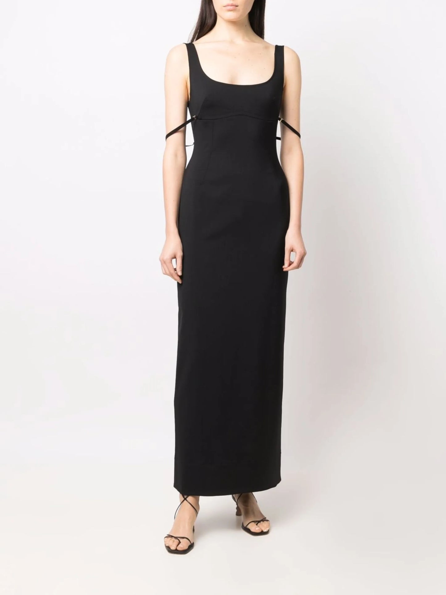 Valdu strap detail maxi dress