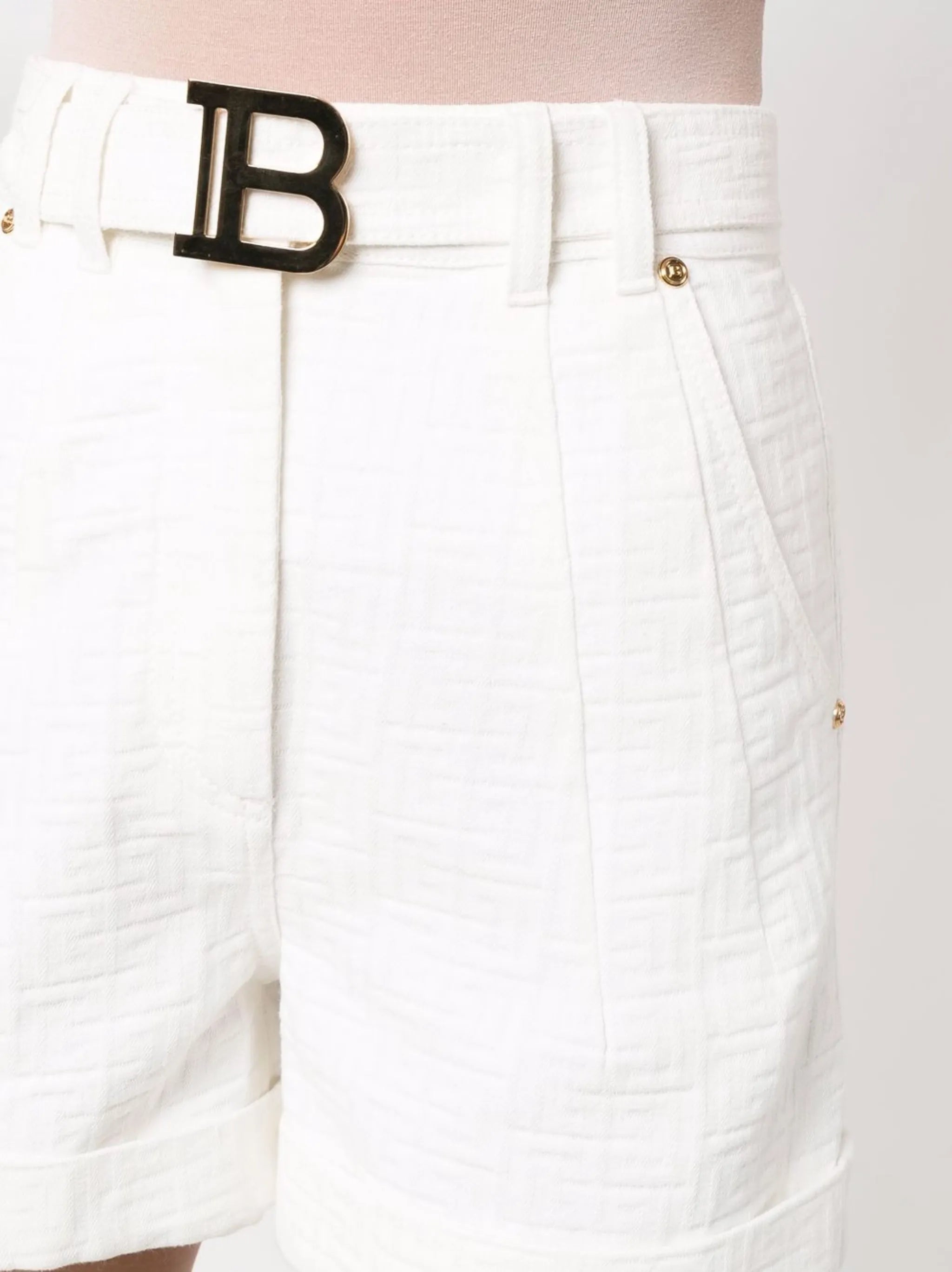 jacquard monogram shorts
