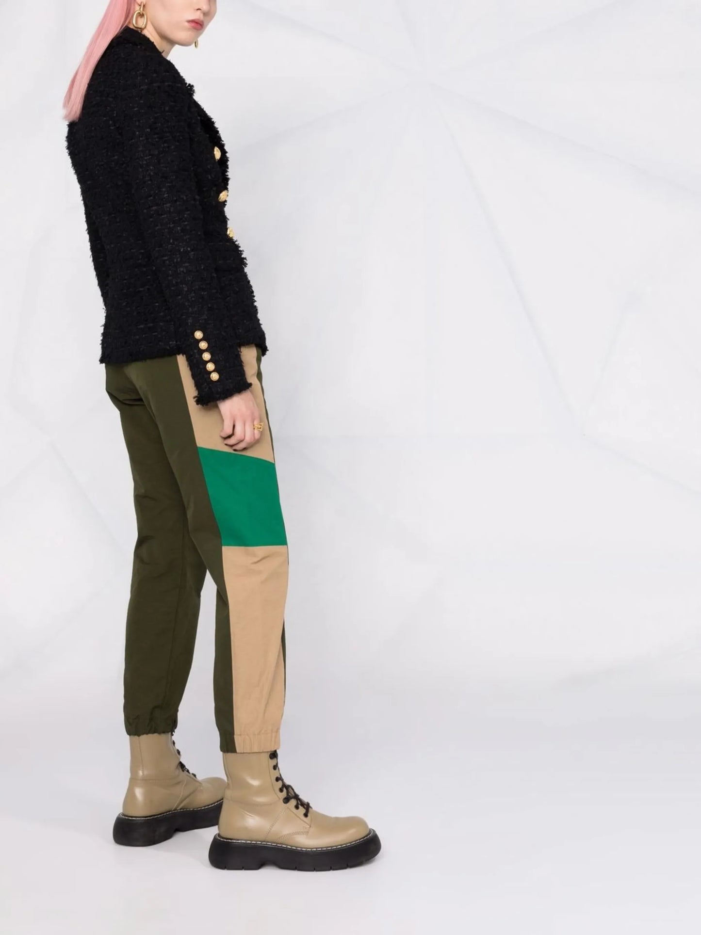 tweed double-breasted jacket