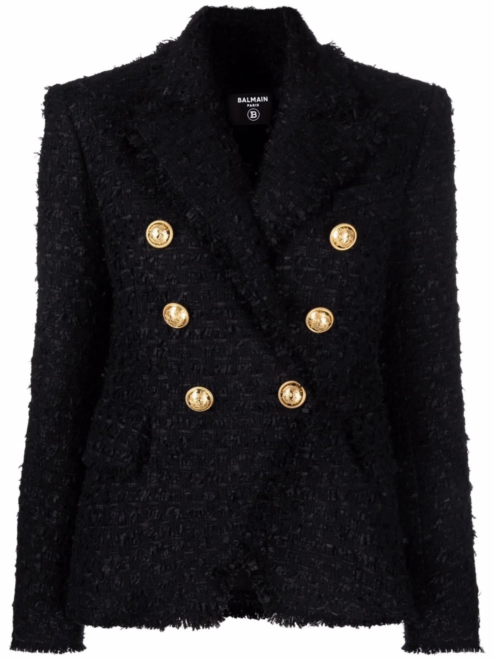 tweed double-breasted jacket