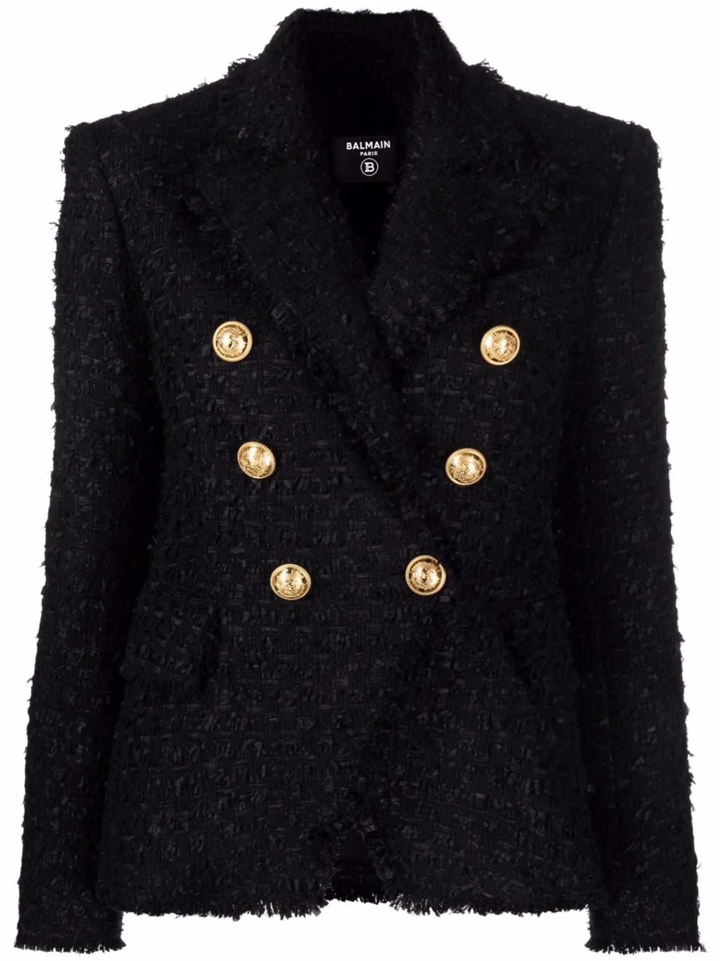 tweed double-breasted jacket