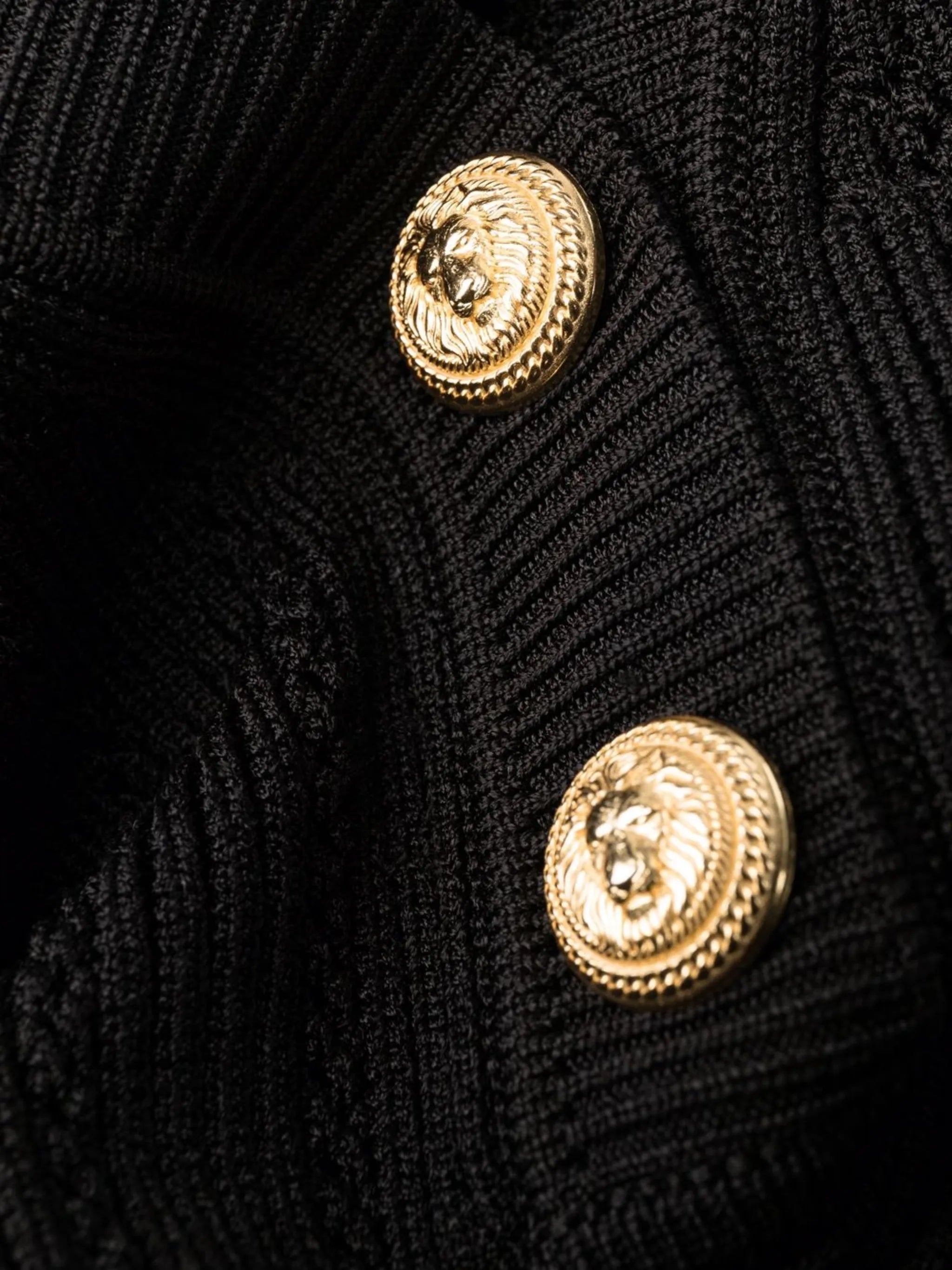 ribbed-knit short-sleeve dress