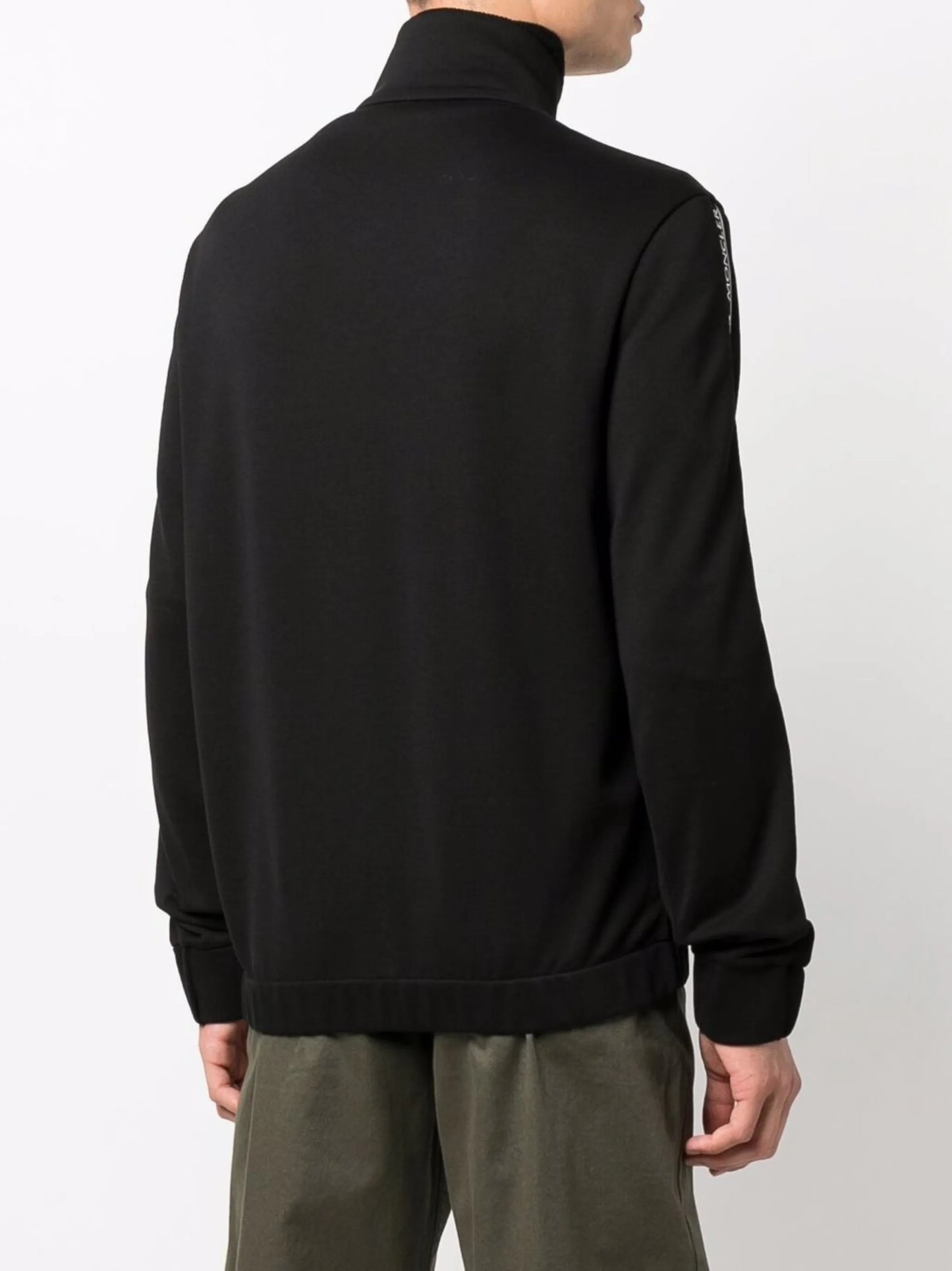 logo-tape panelled jacket