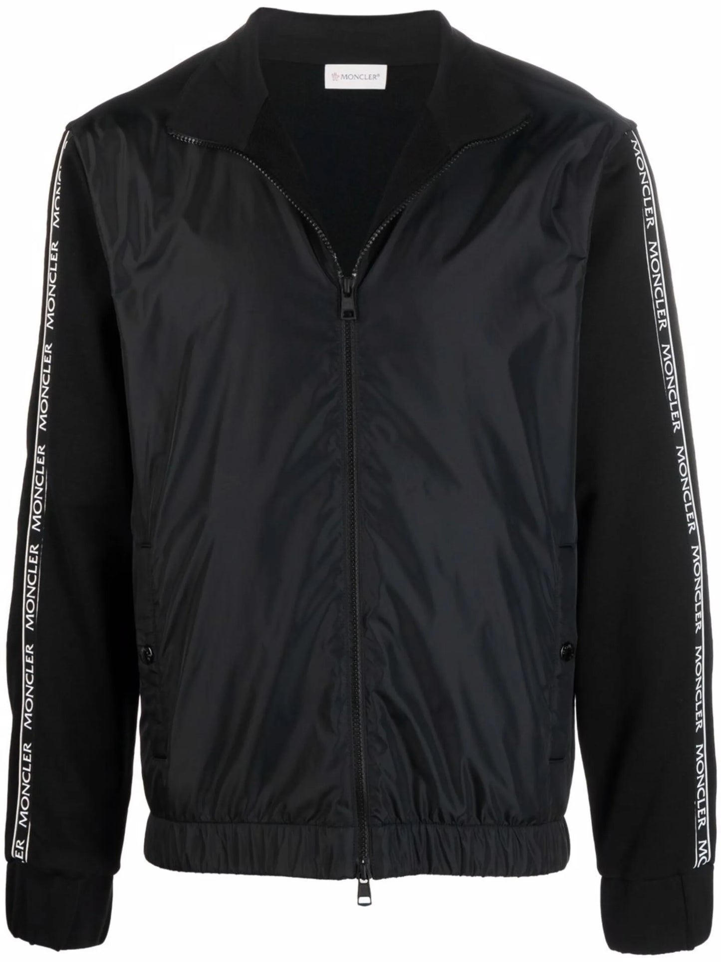 logo-tape panelled jacket