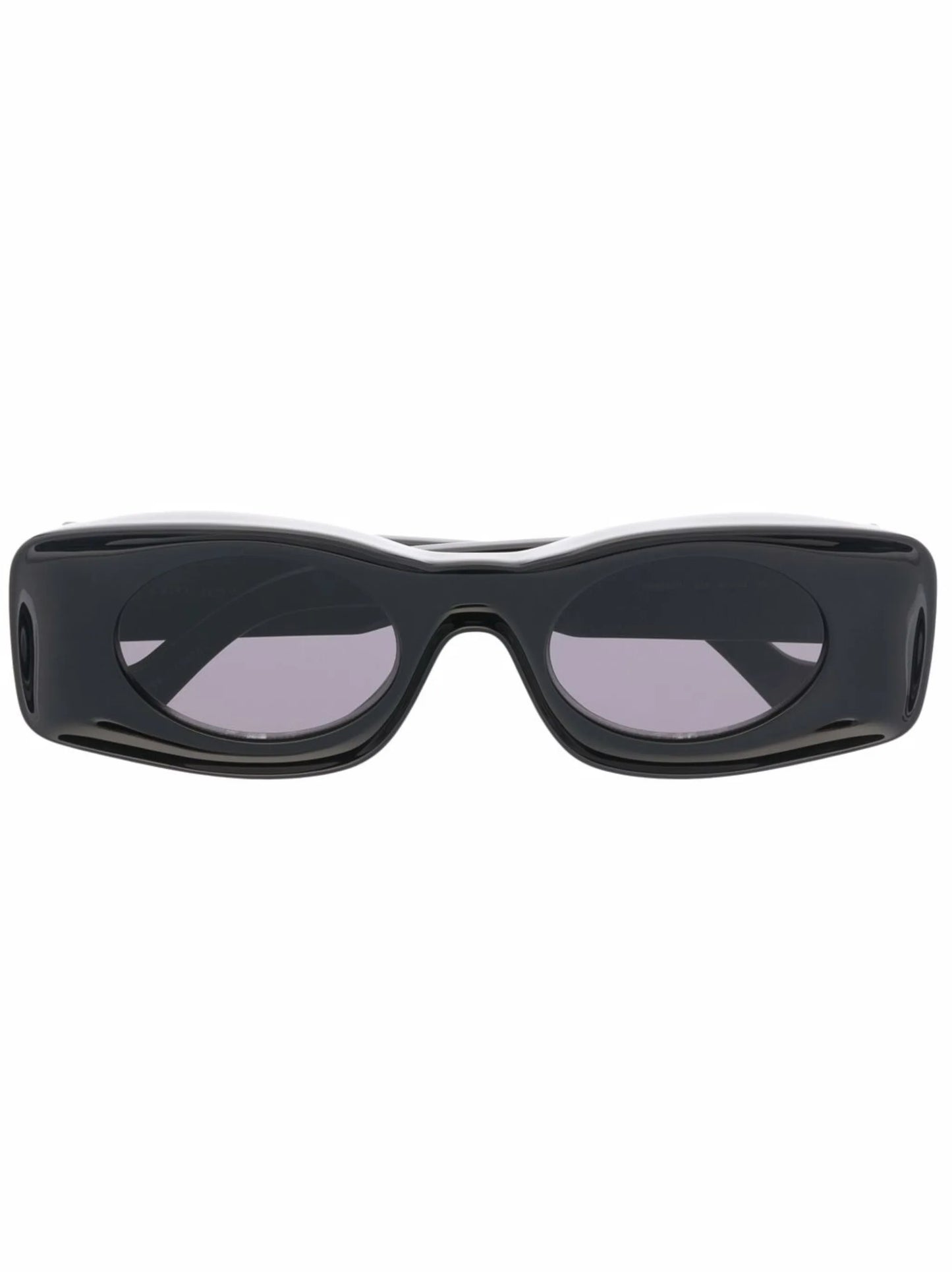 logo-print rectangle-frame sunglasses