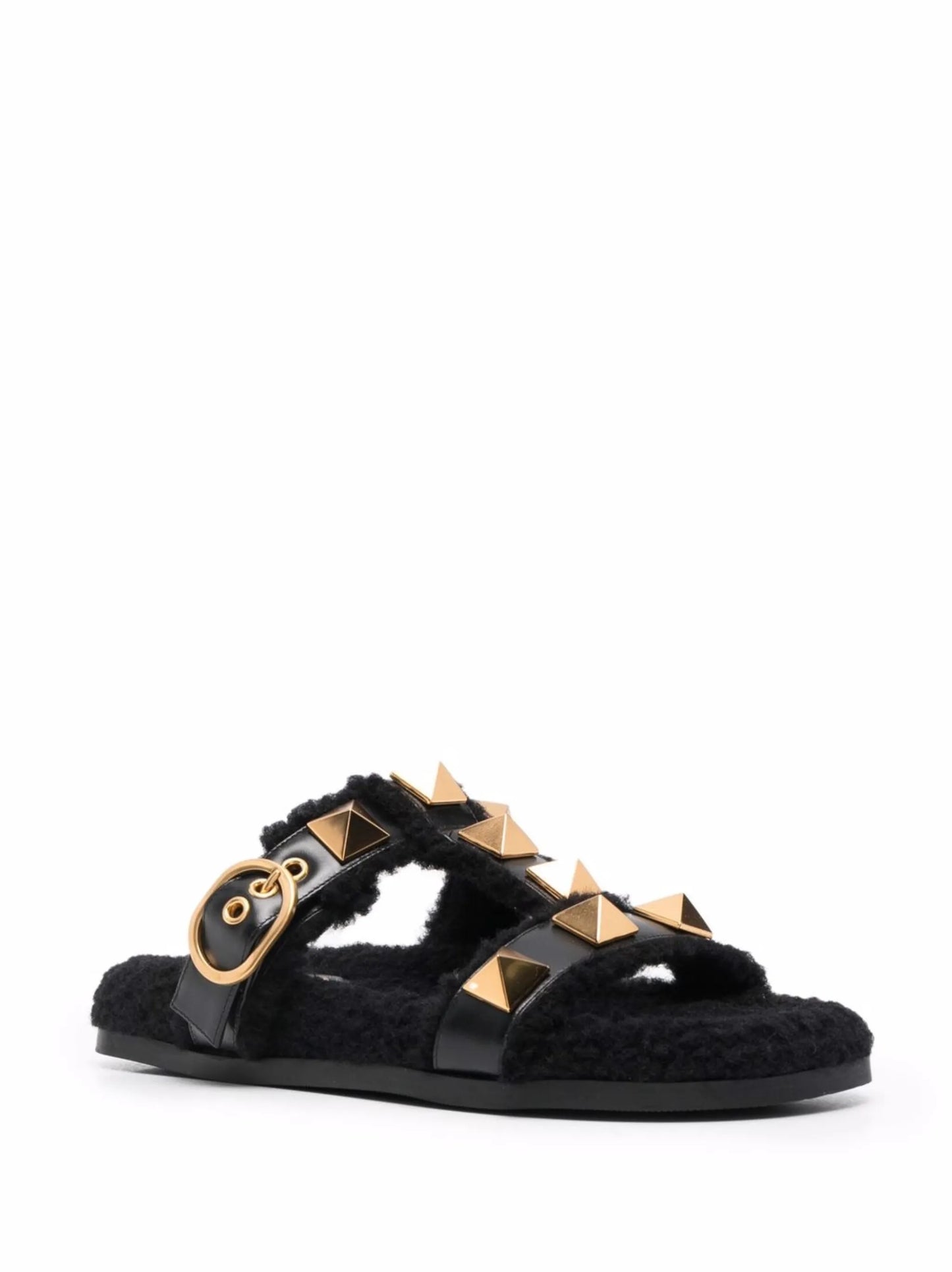 Roman stud shearling lined sandals