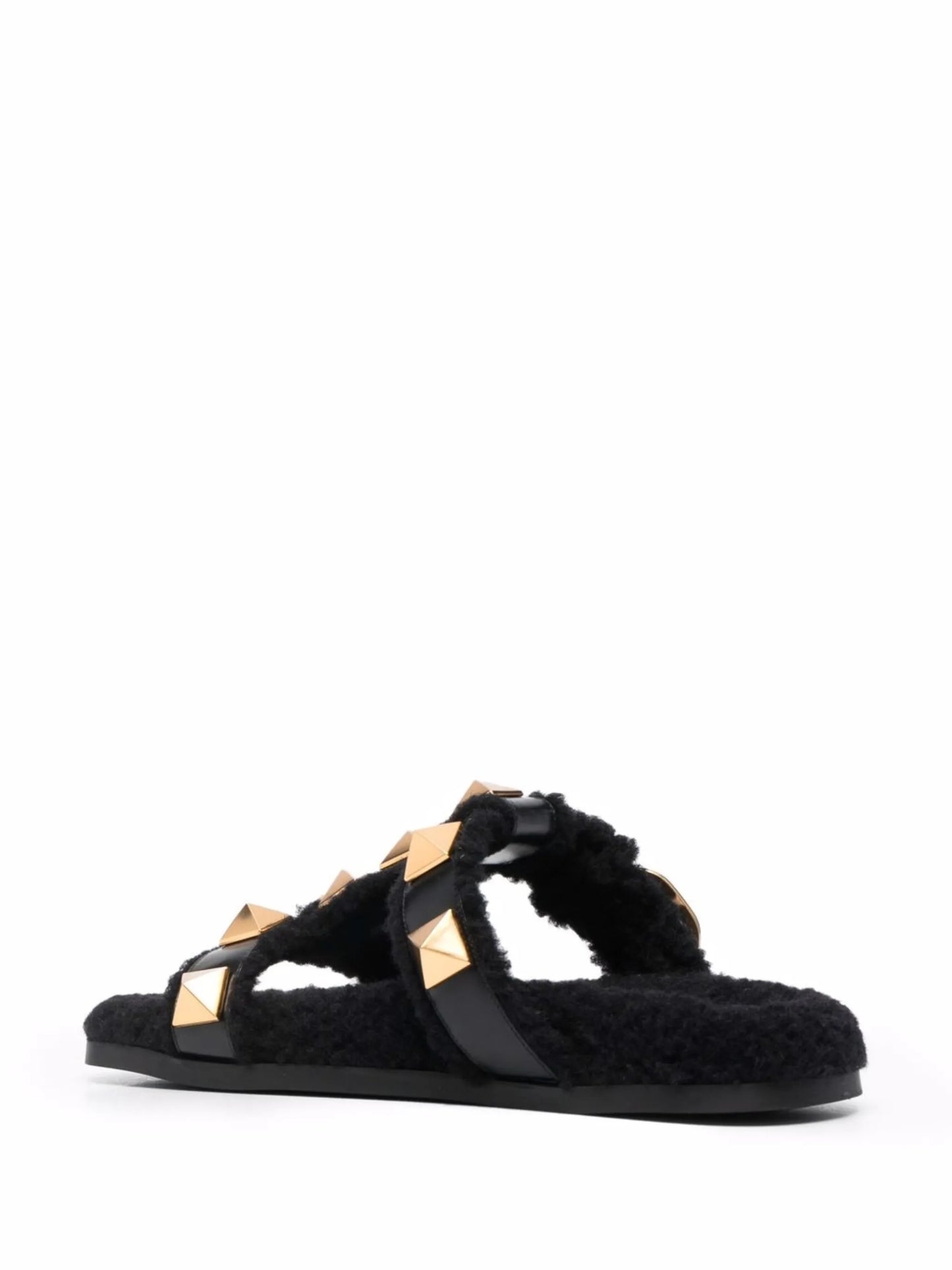 Roman stud shearling lined sandals