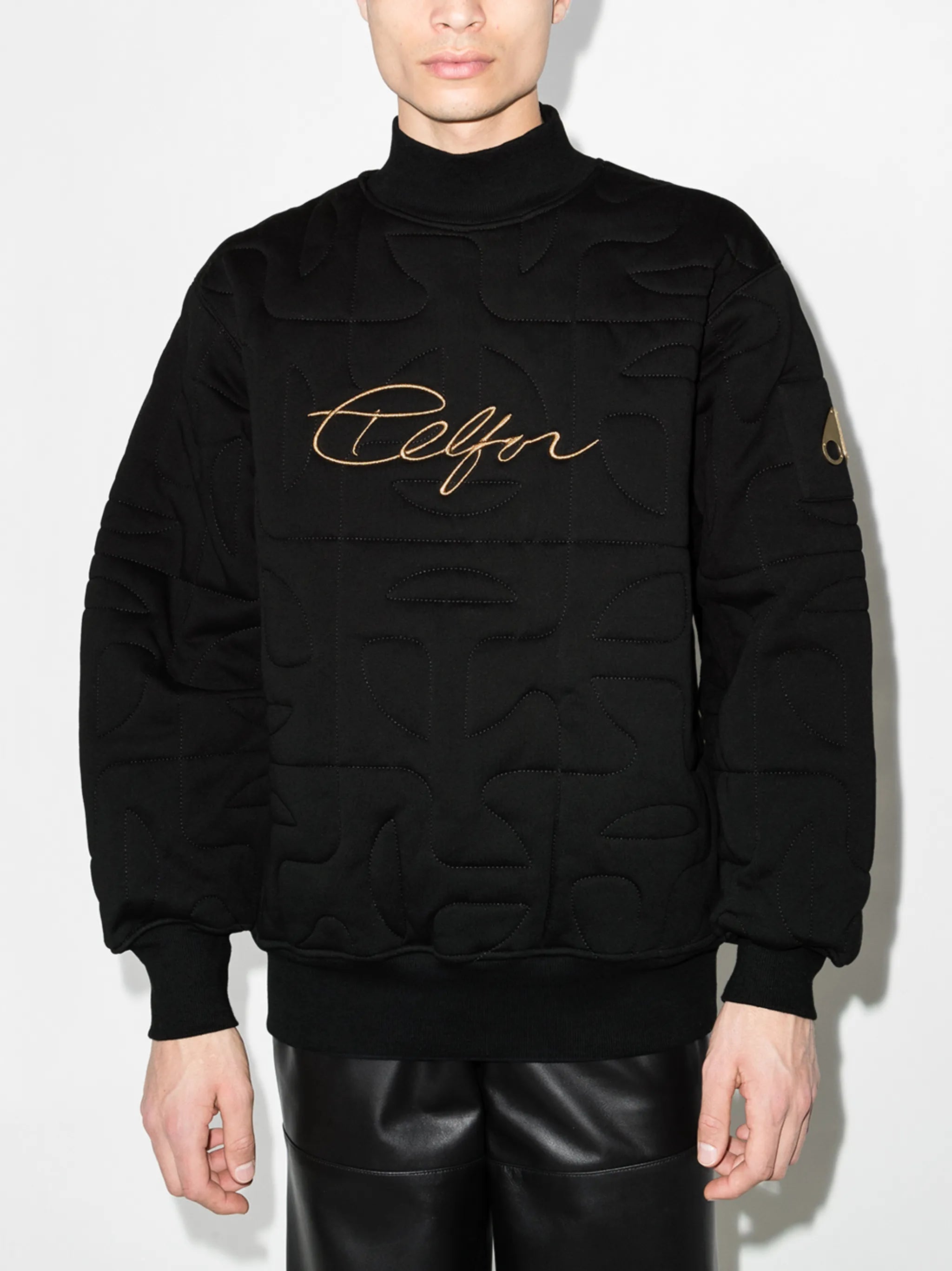 x Telfar logo-embroidered sweatshirt