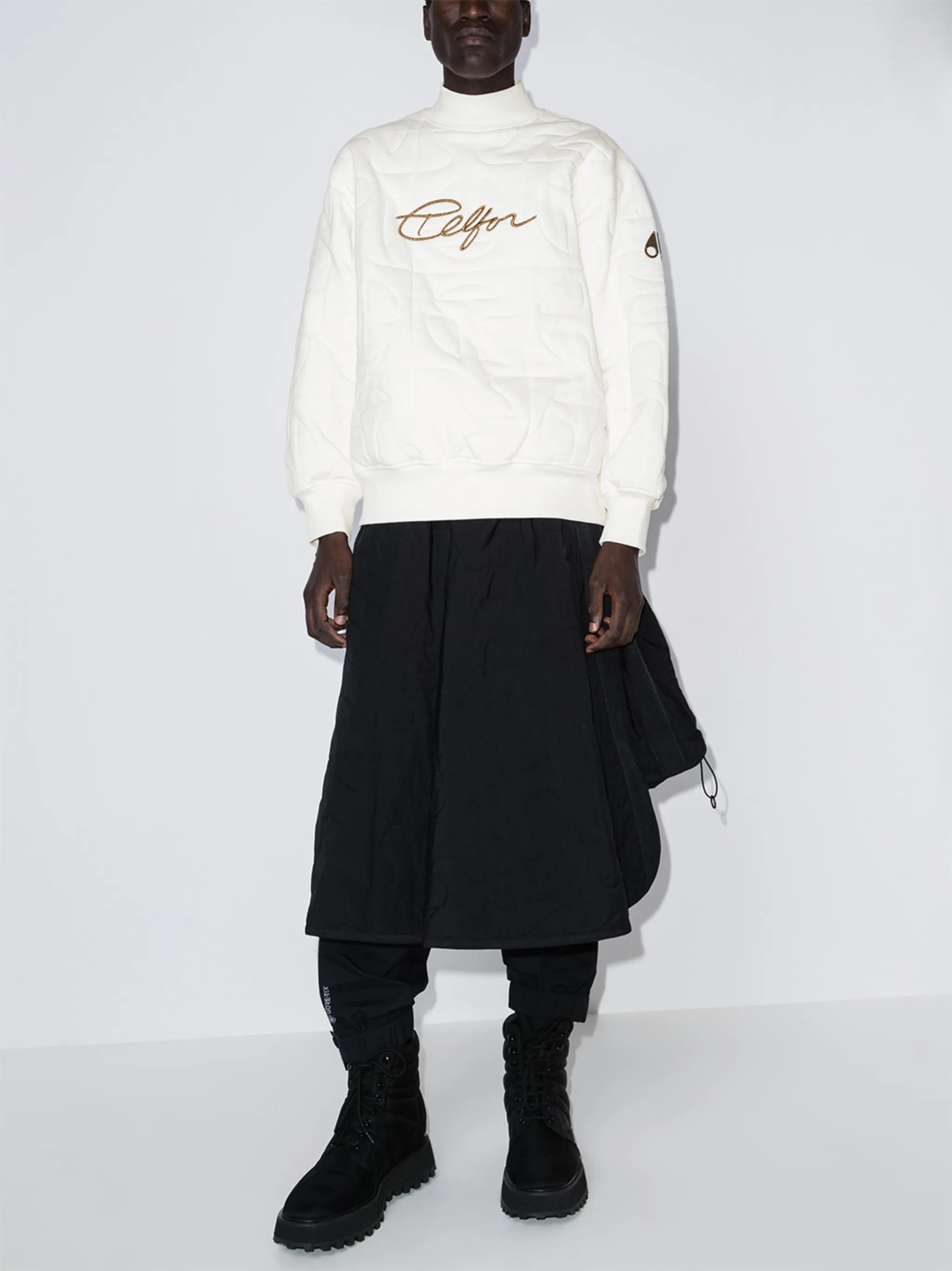 x Telfar logo-embroidered sweatshirt
