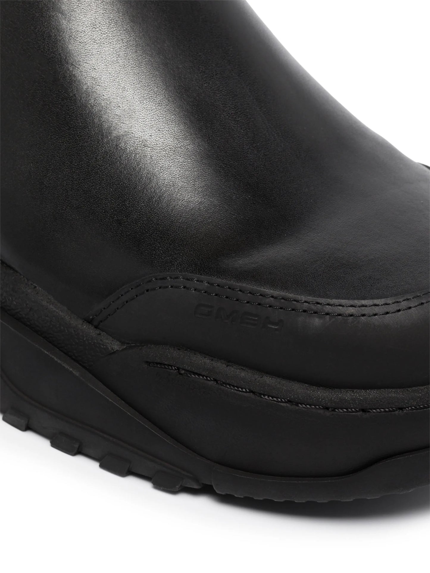 faux-leather Chelsea boots