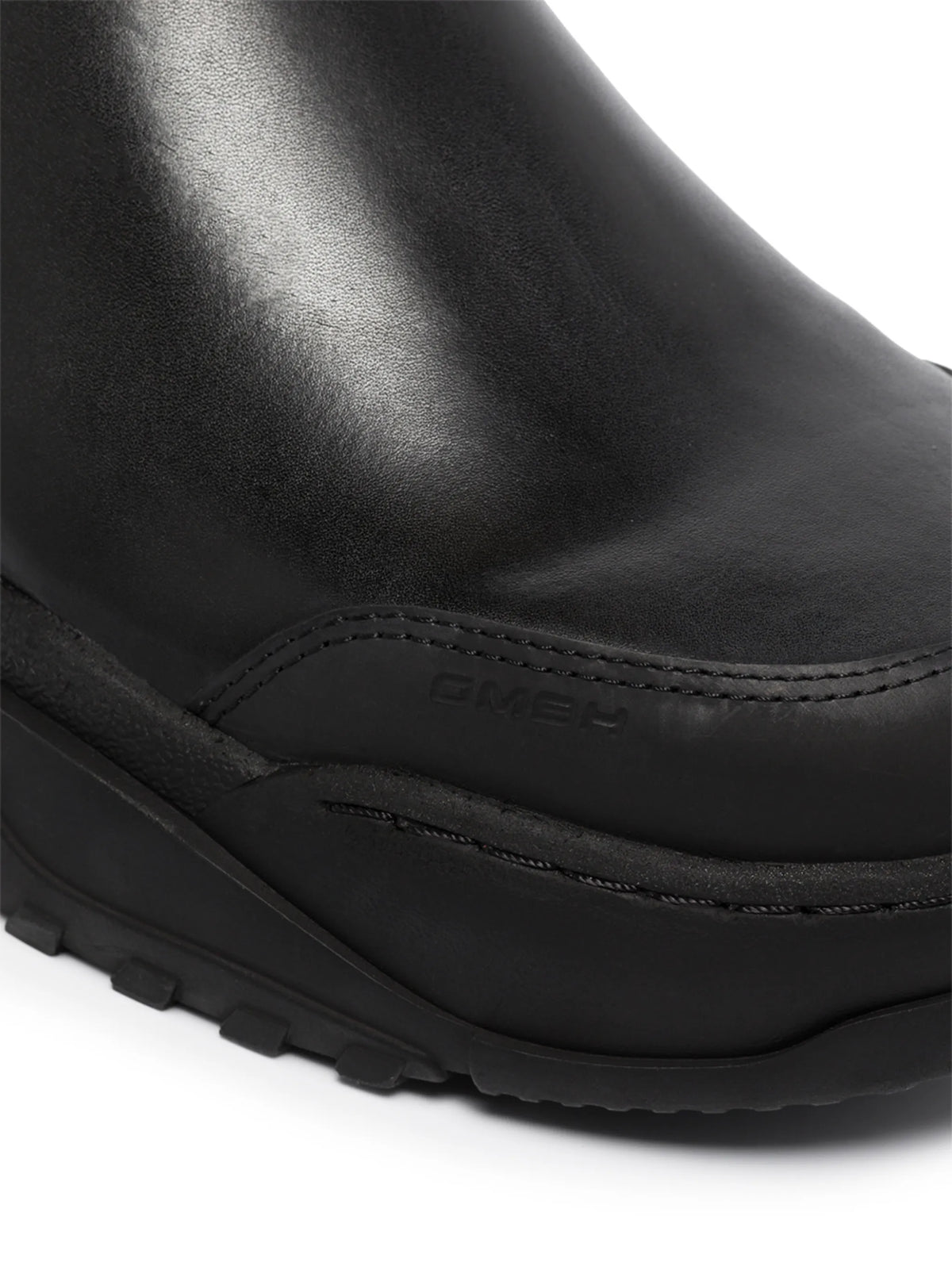 faux-leather Chelsea boots