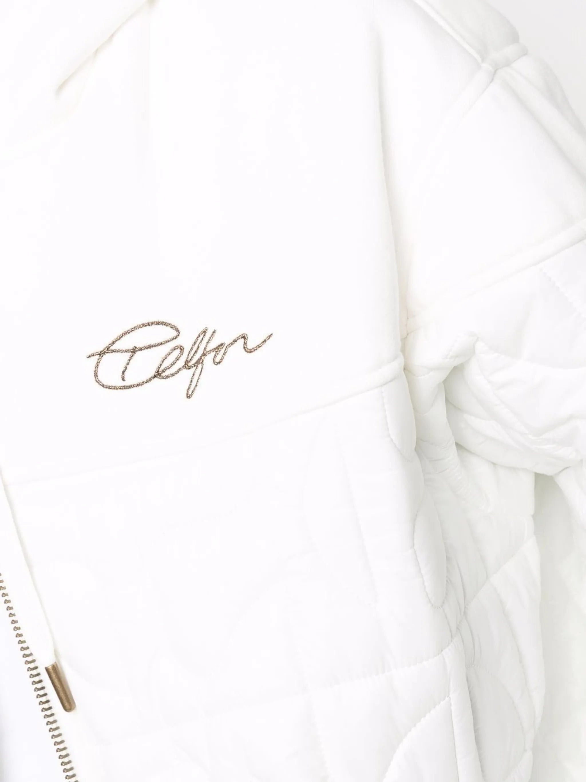 x Telfar quilted hooded jacket