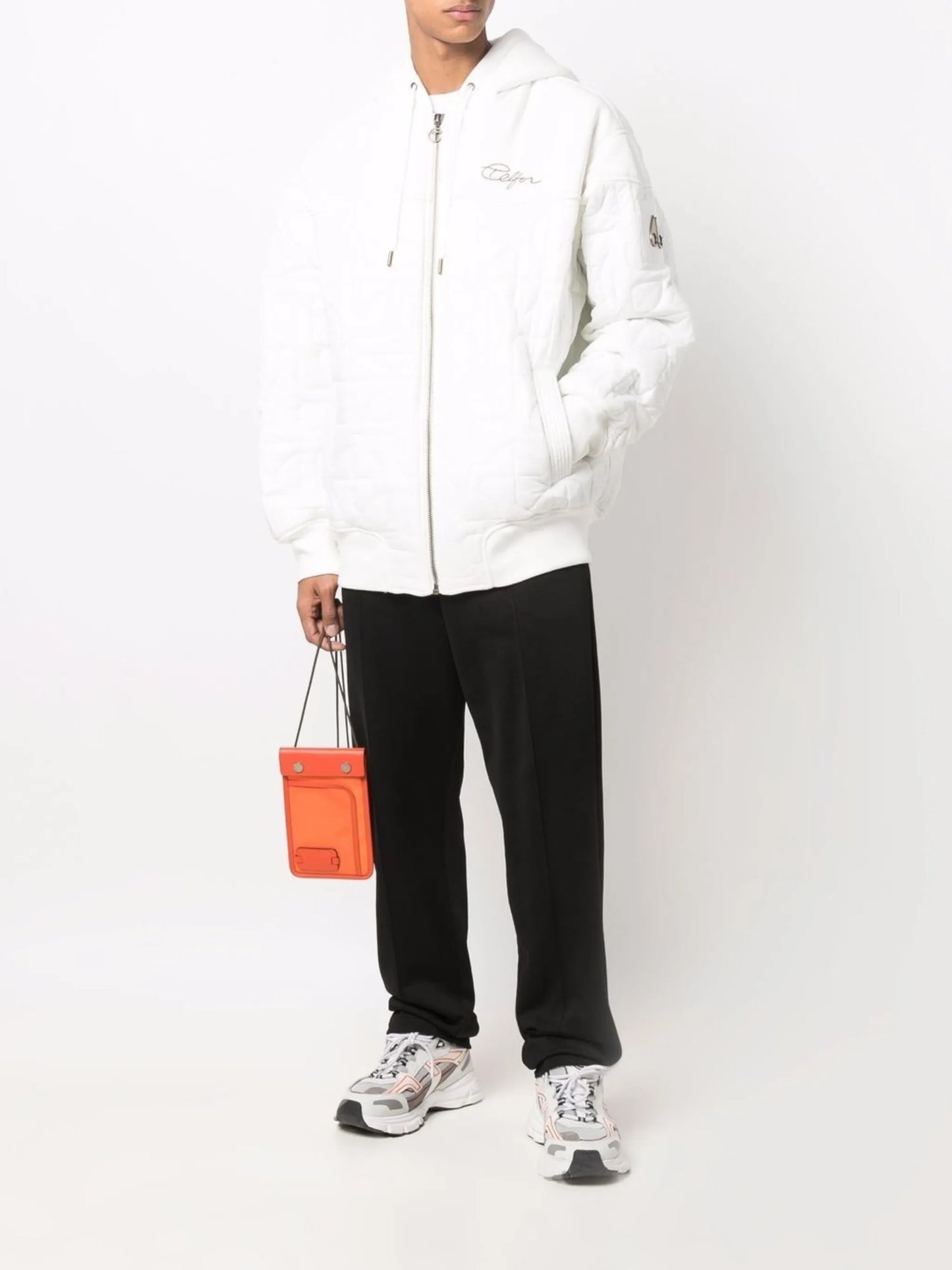 x Telfar quilted hooded jacket
