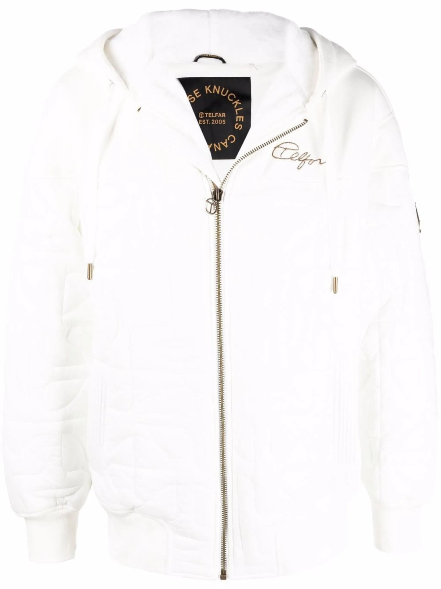 x Telfar quilted hooded jacket