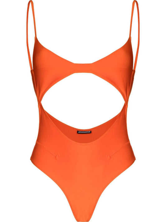 Aranja high-leg cut-out swimsuit