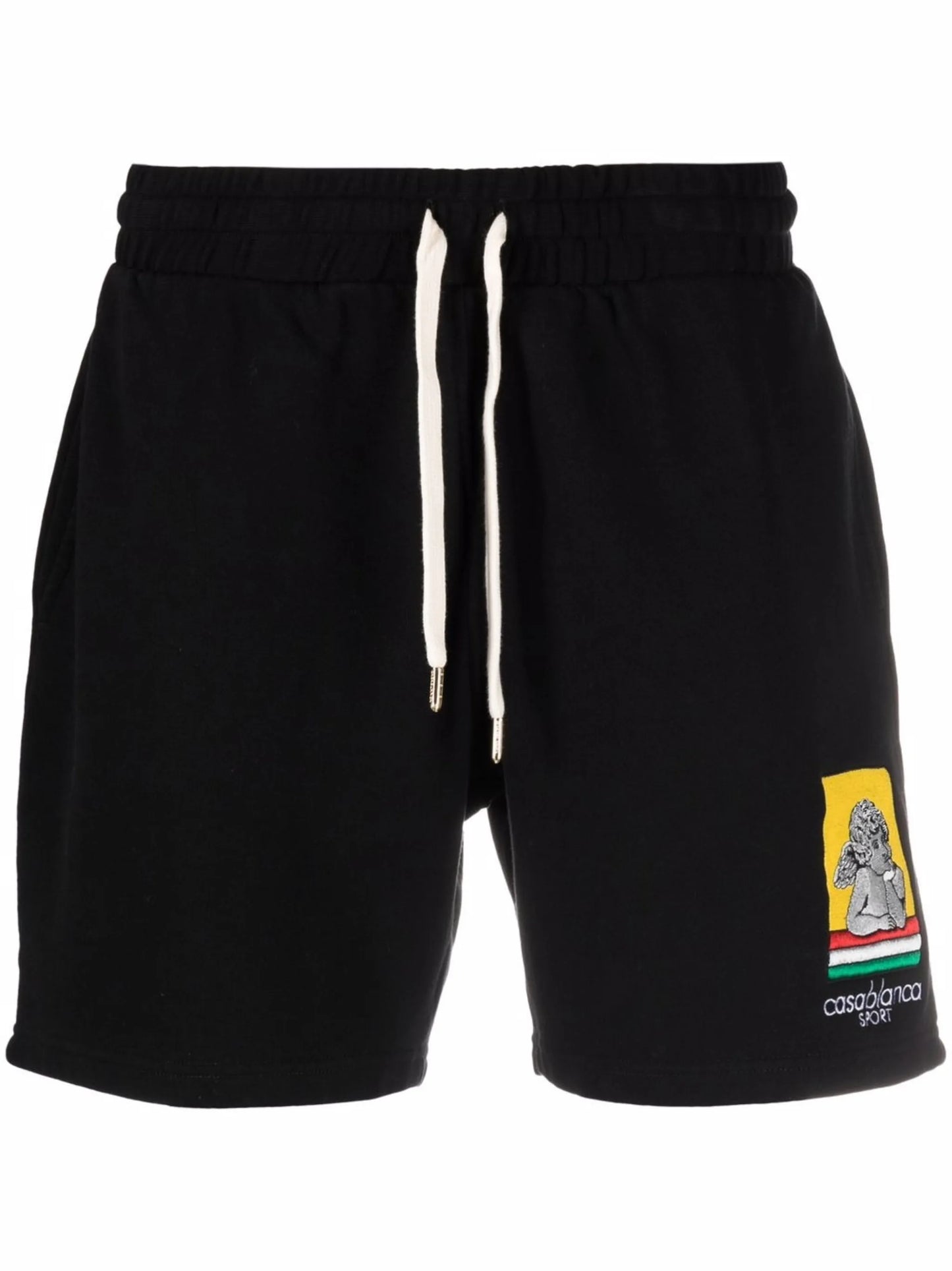 Racing Cherub logo-embroidered track shorts