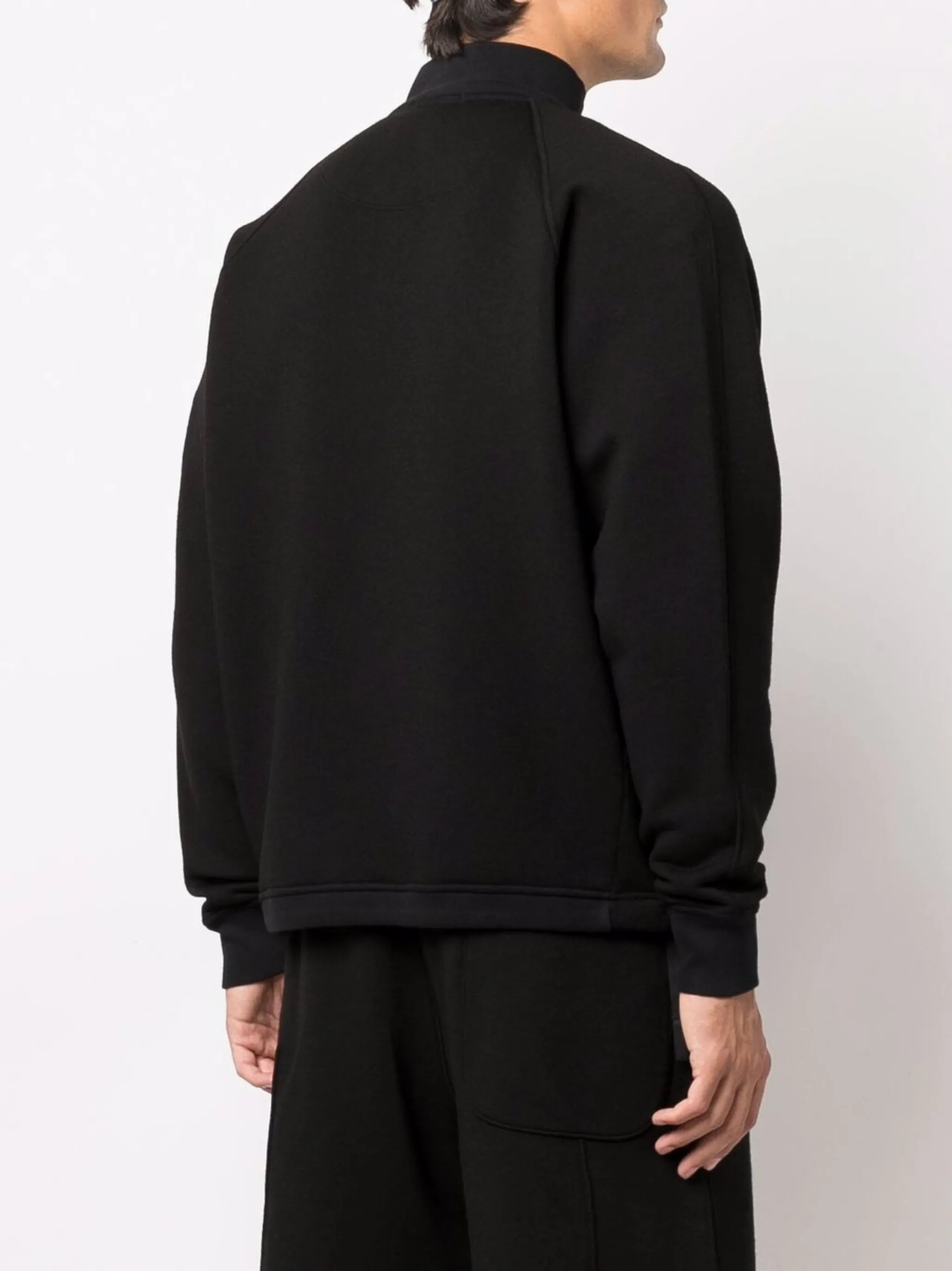 logo patch zip-up jacket