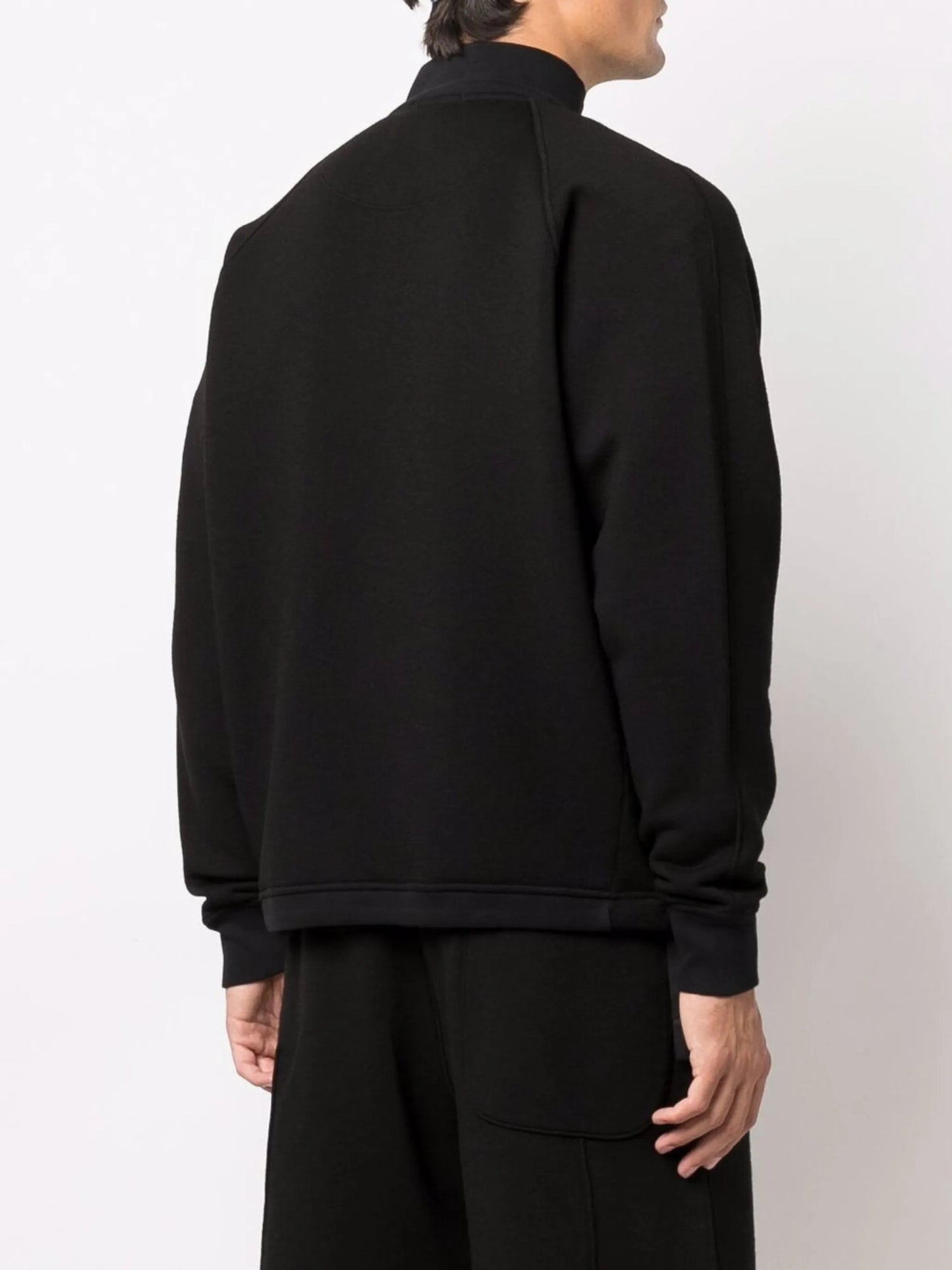 logo patch zip-up jacket