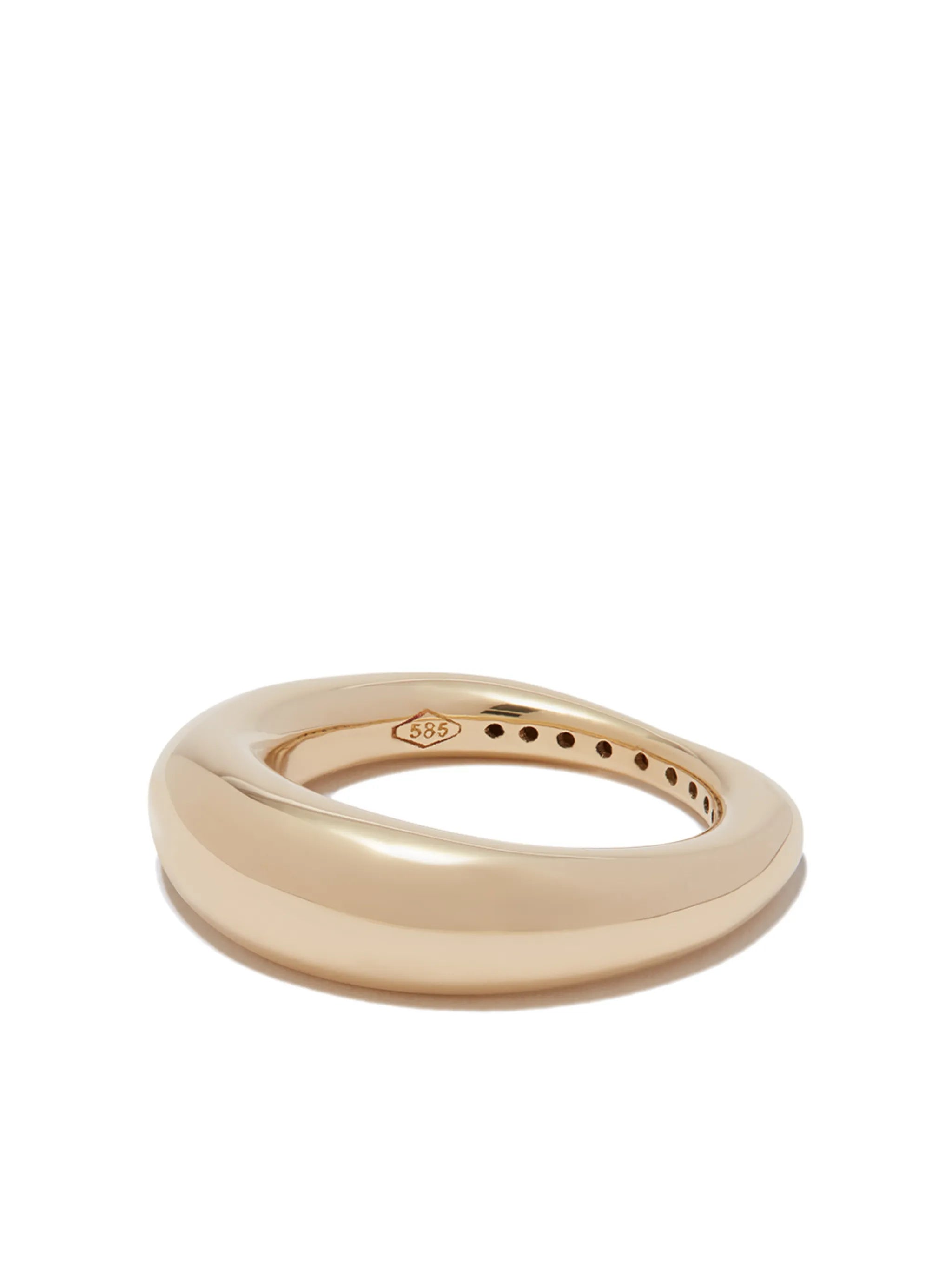14kt yellow gold diamond gold ring