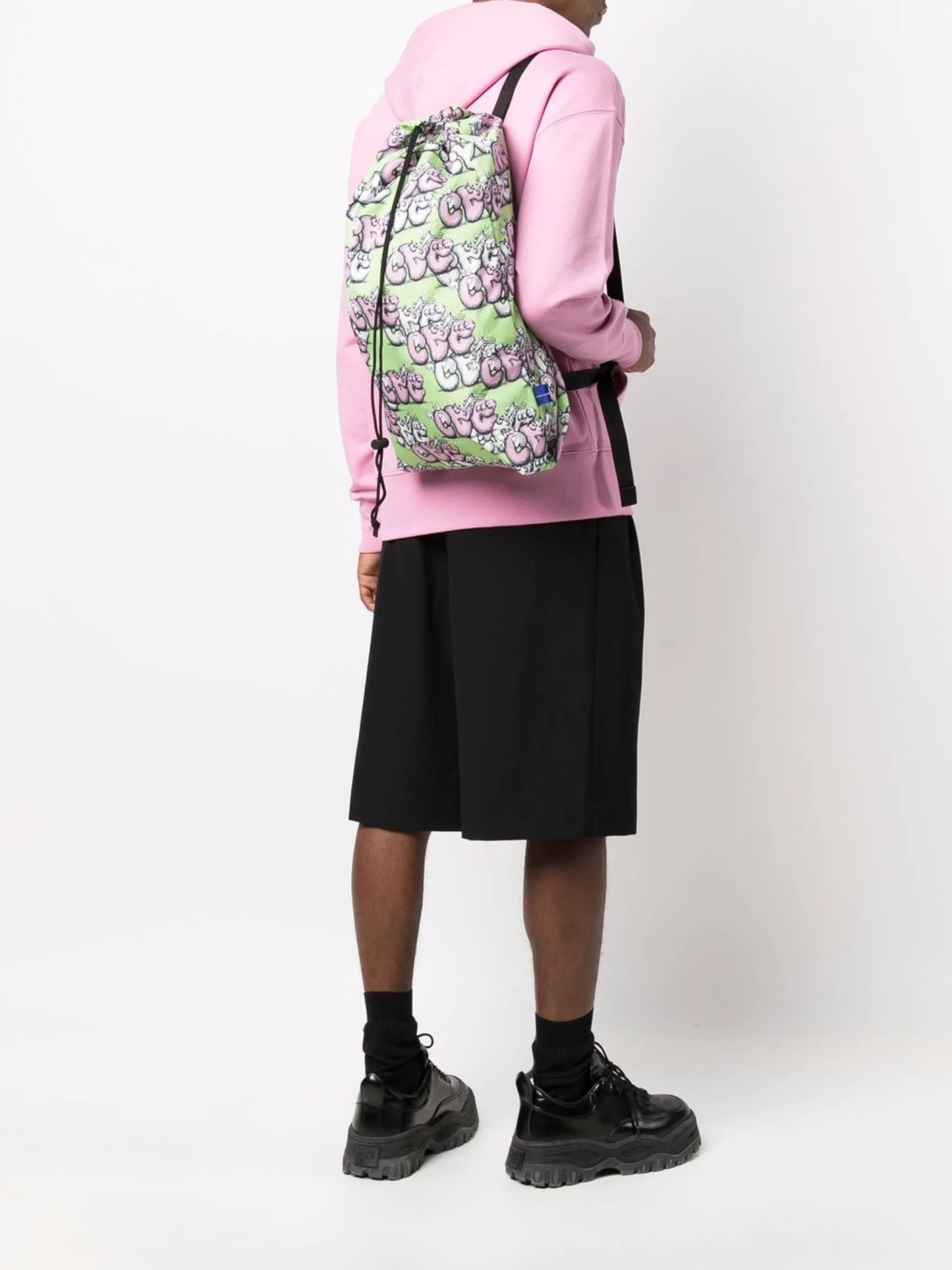 Kaws-print backpack