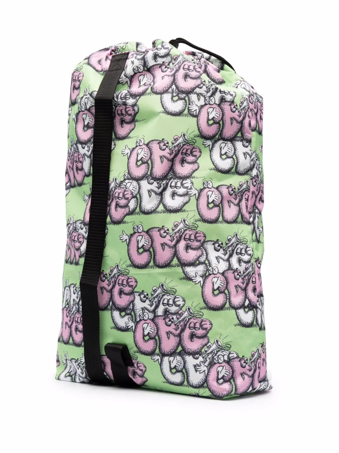 Kaws-print backpack