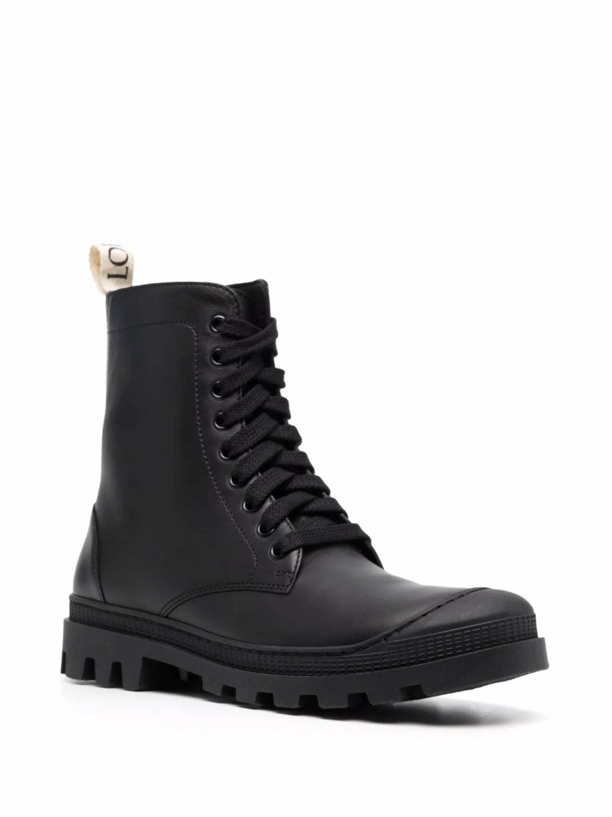 lace-up combat boots